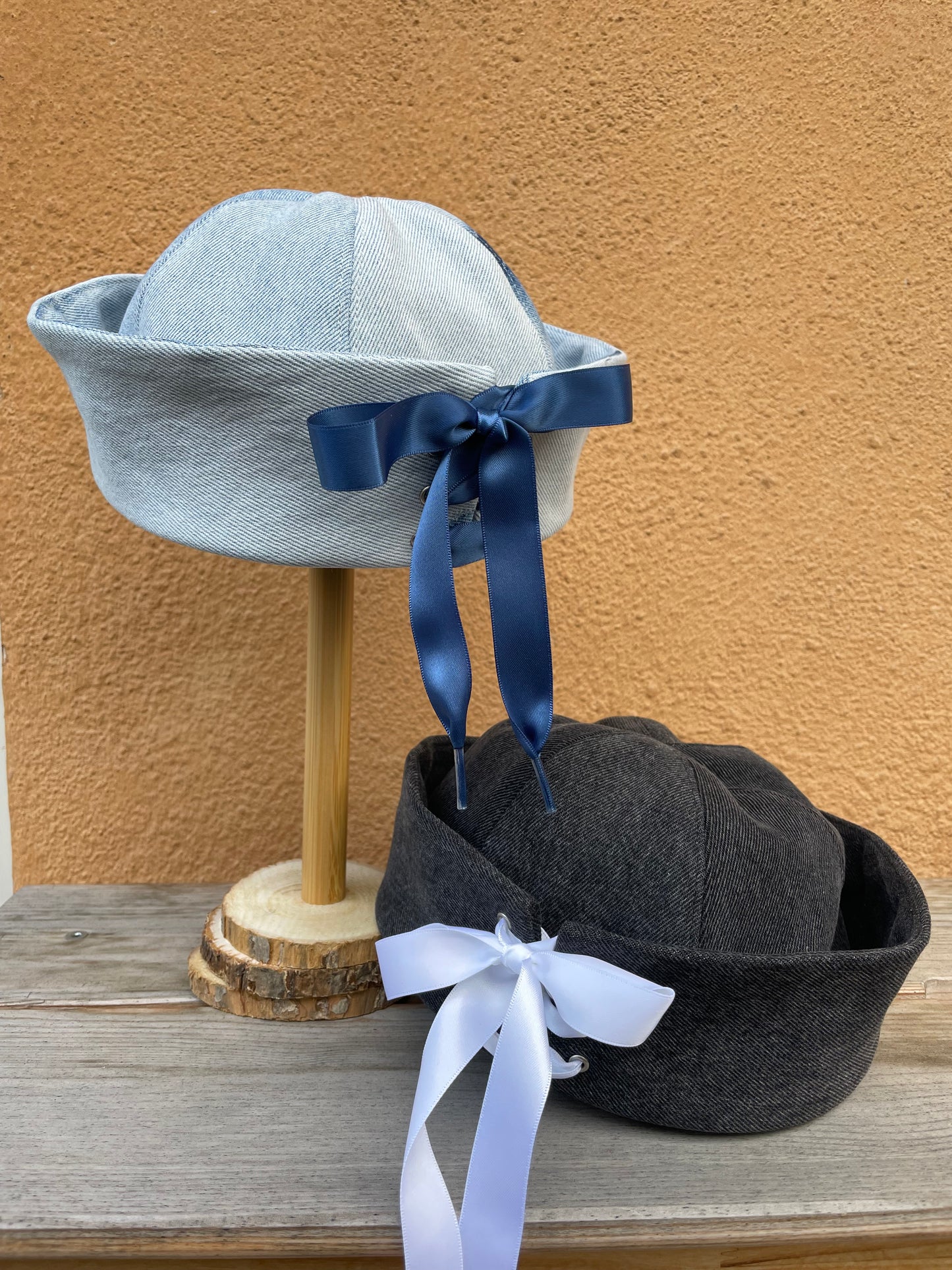Denim Sailor Hat