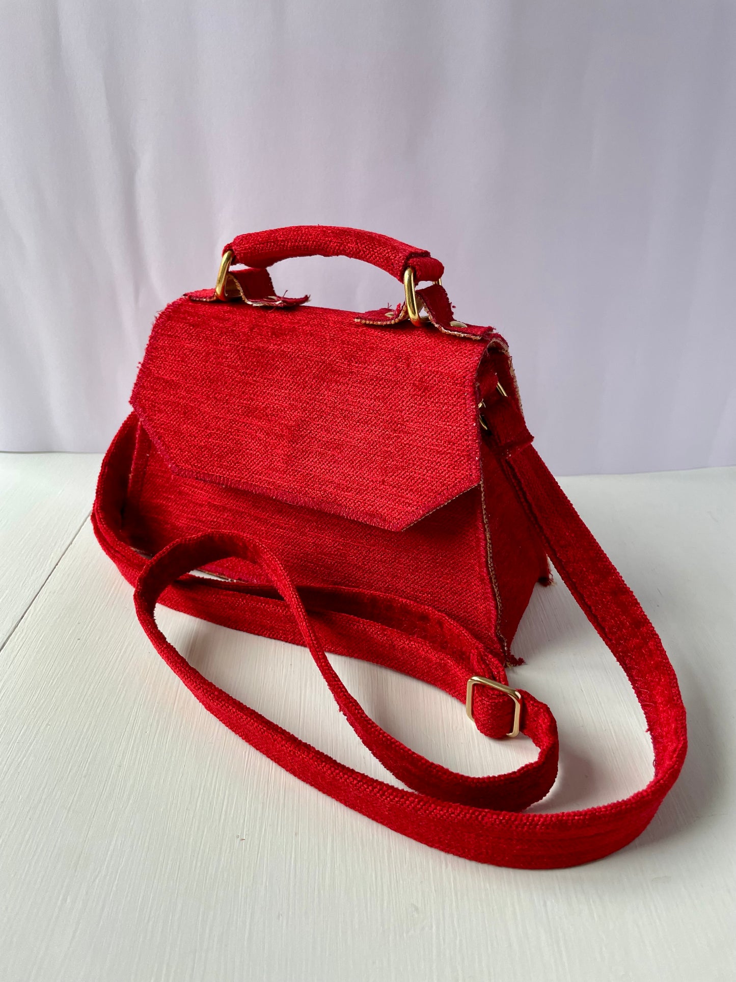 Red handbag
