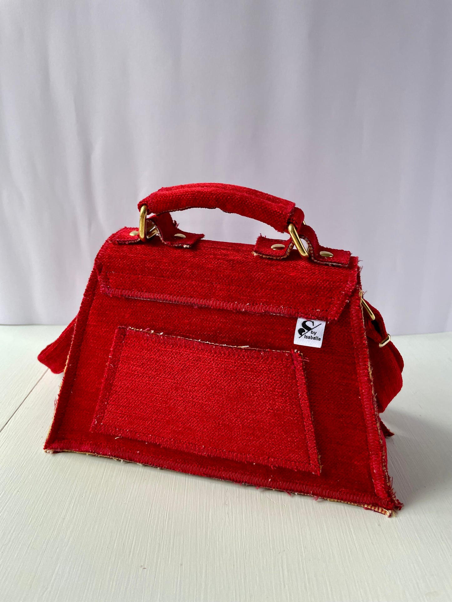 Red handbag