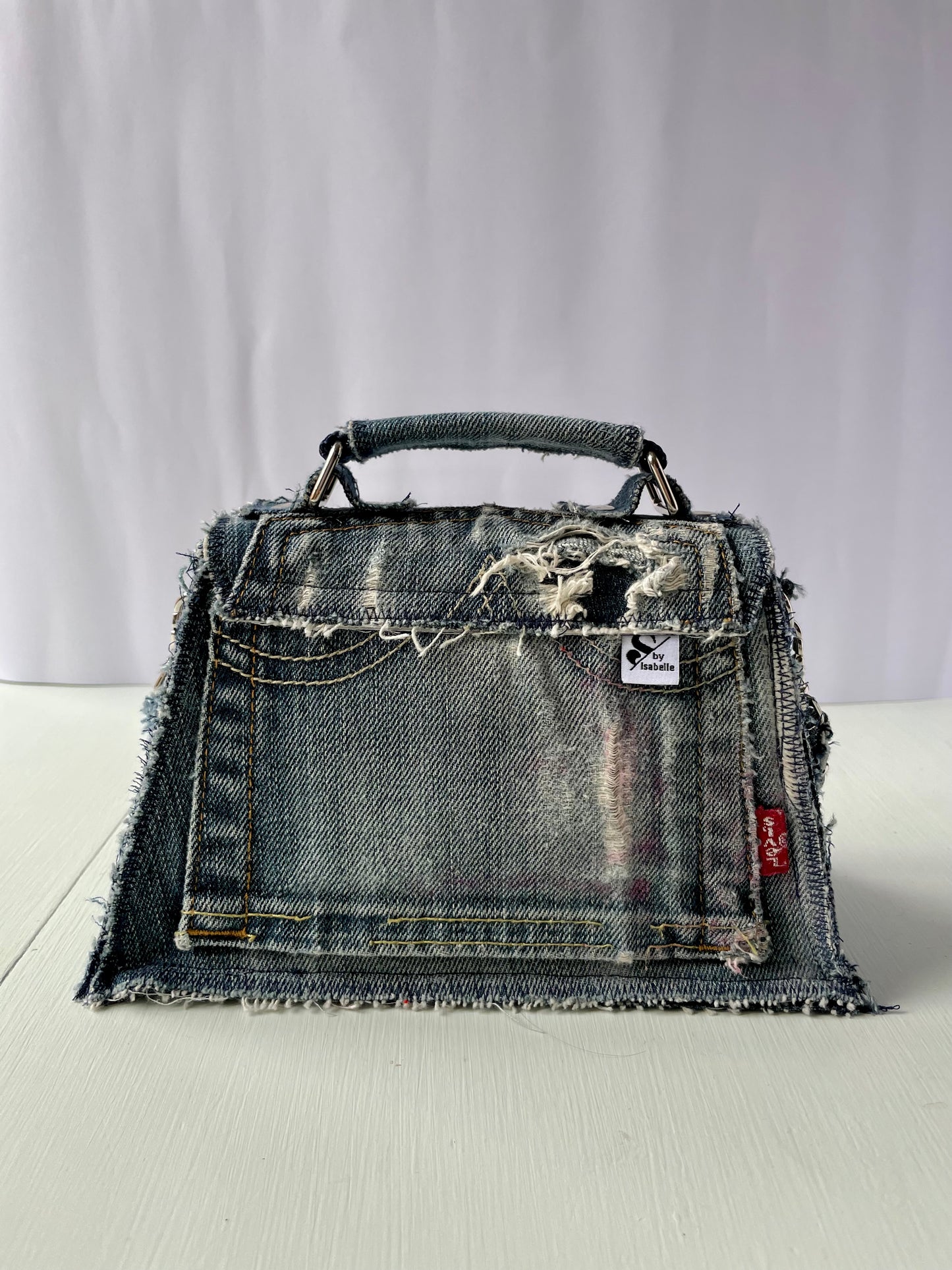 Denim handbag