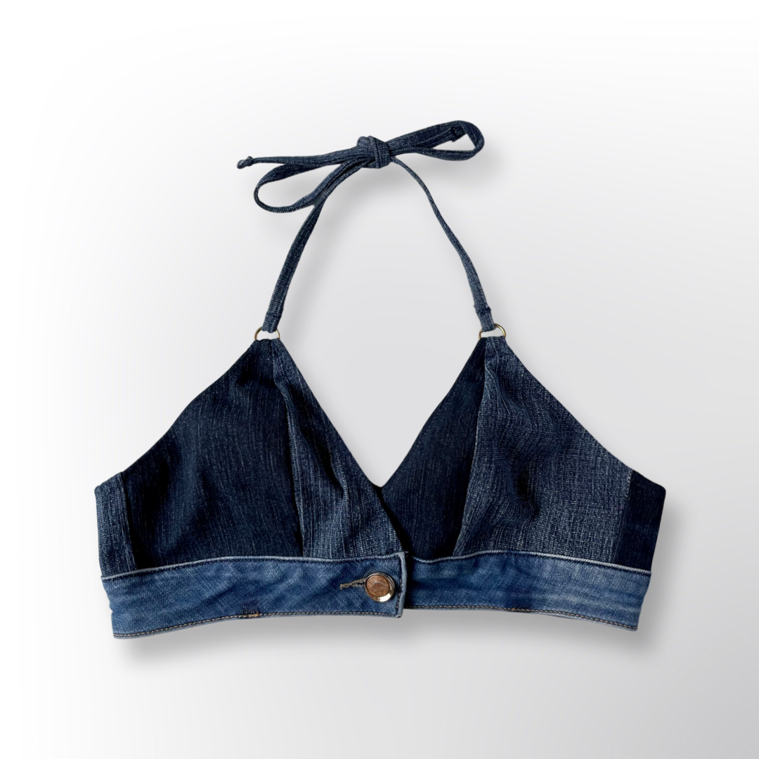 Blue Denim halter top