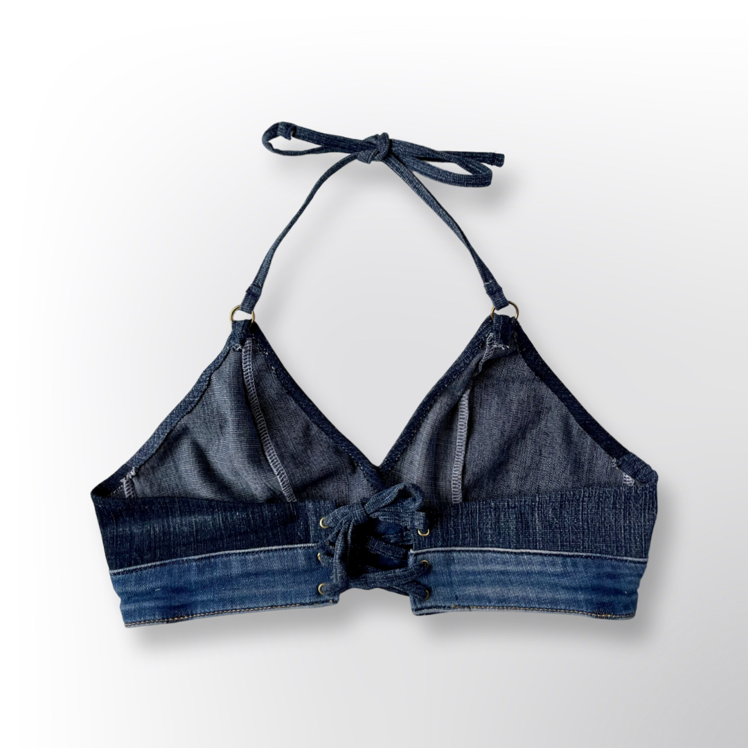Blue Denim halter top