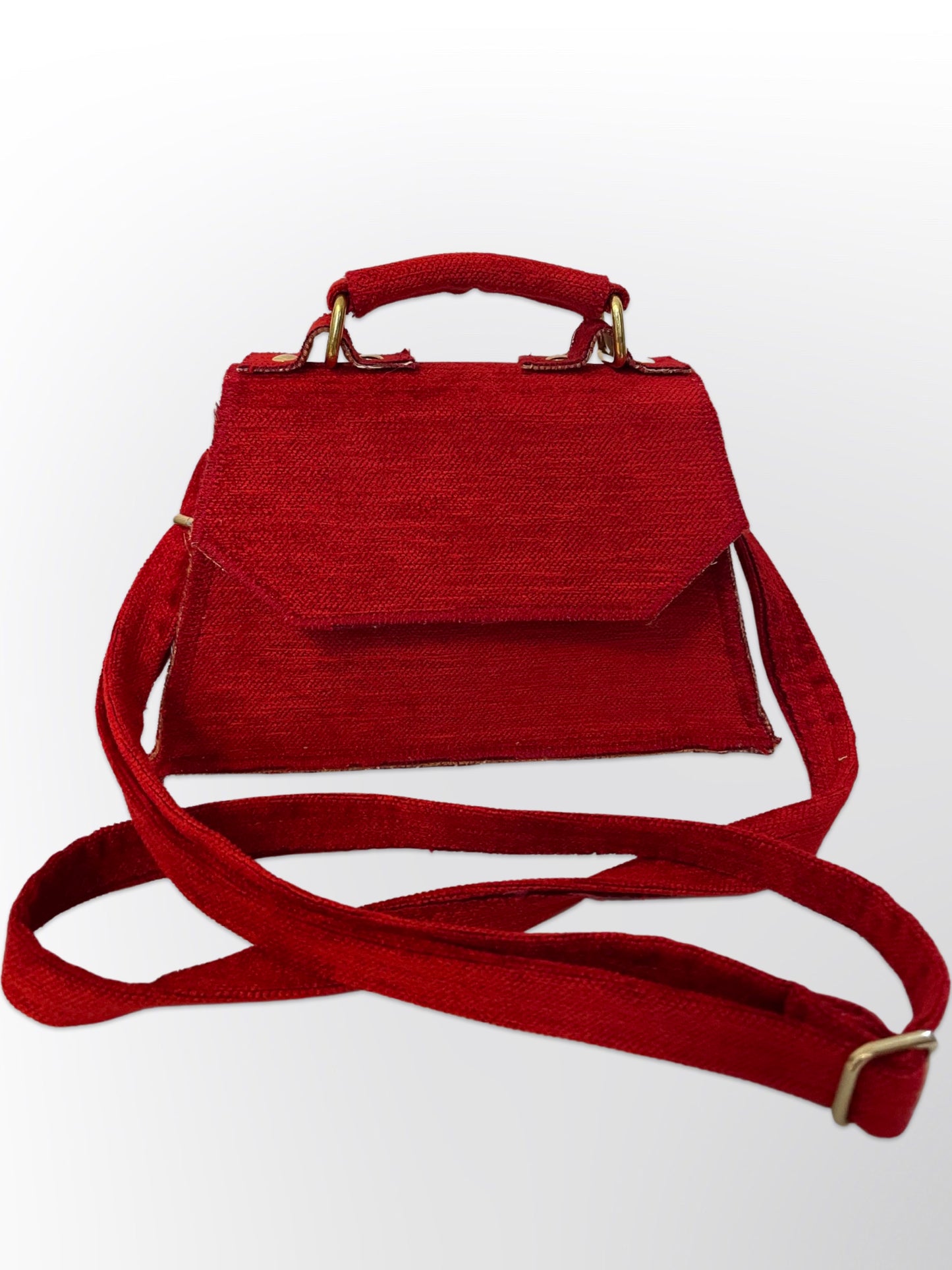 Red handbag