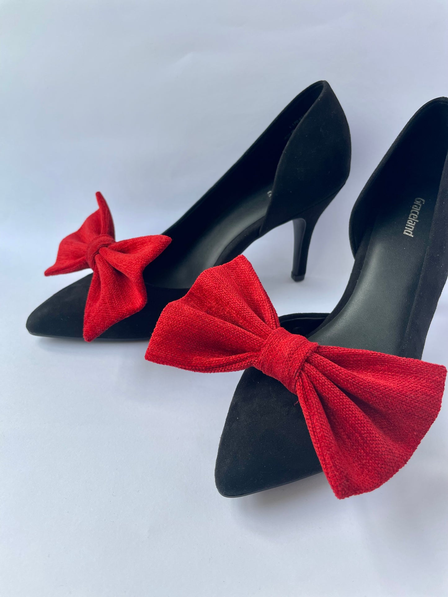 Red Clip on Bow