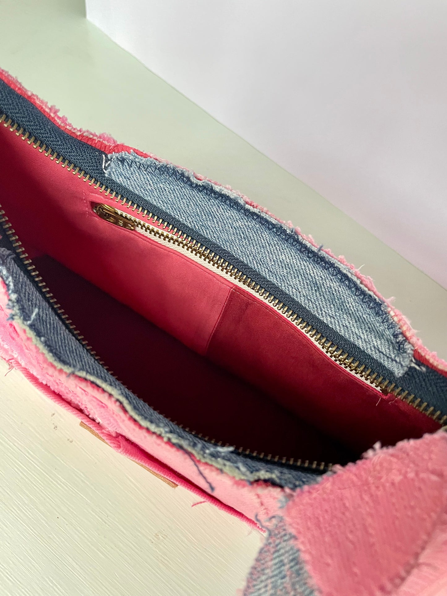 Baguette Bag Pink denim
