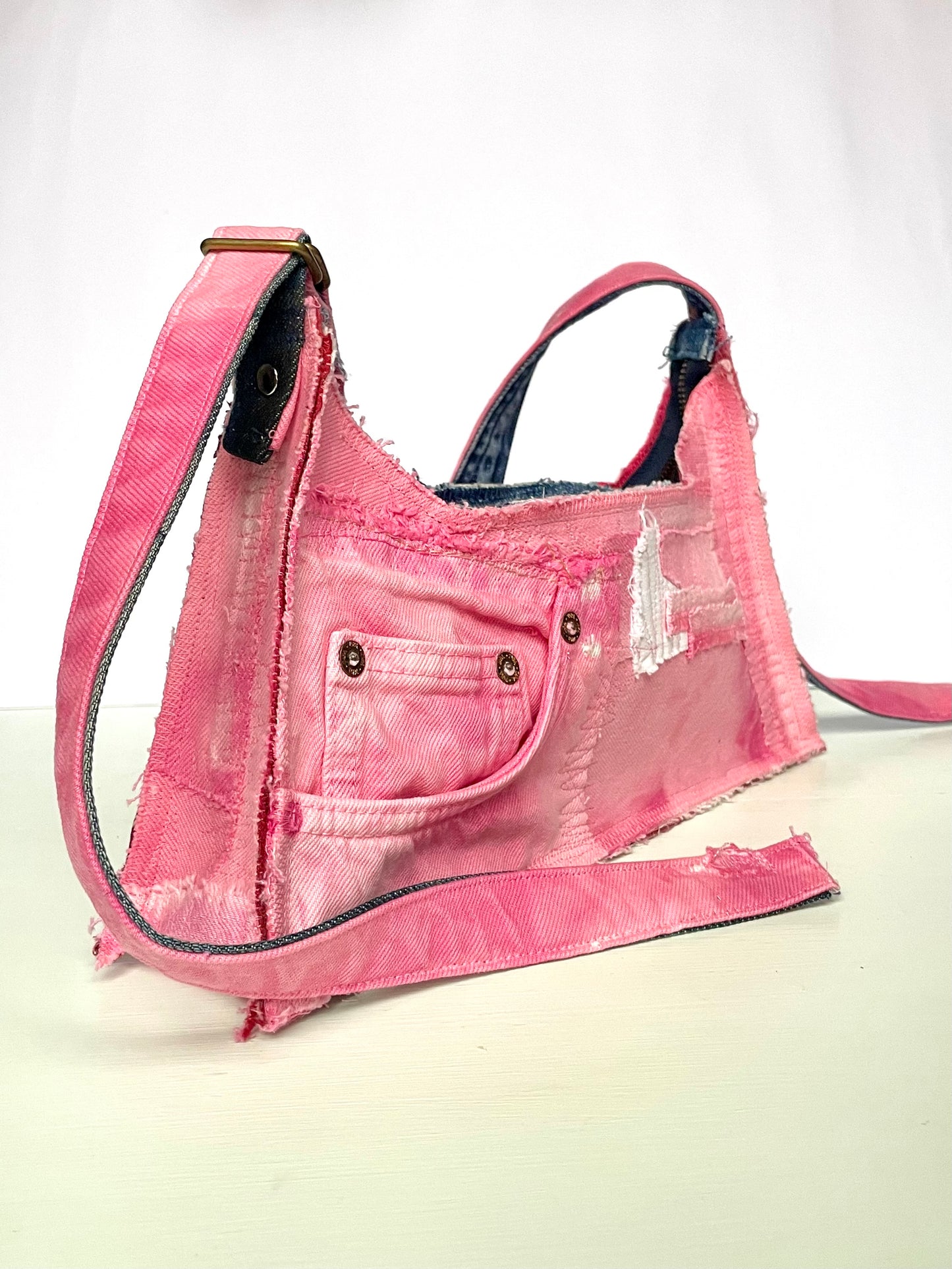 Baguette Bag Pink denim