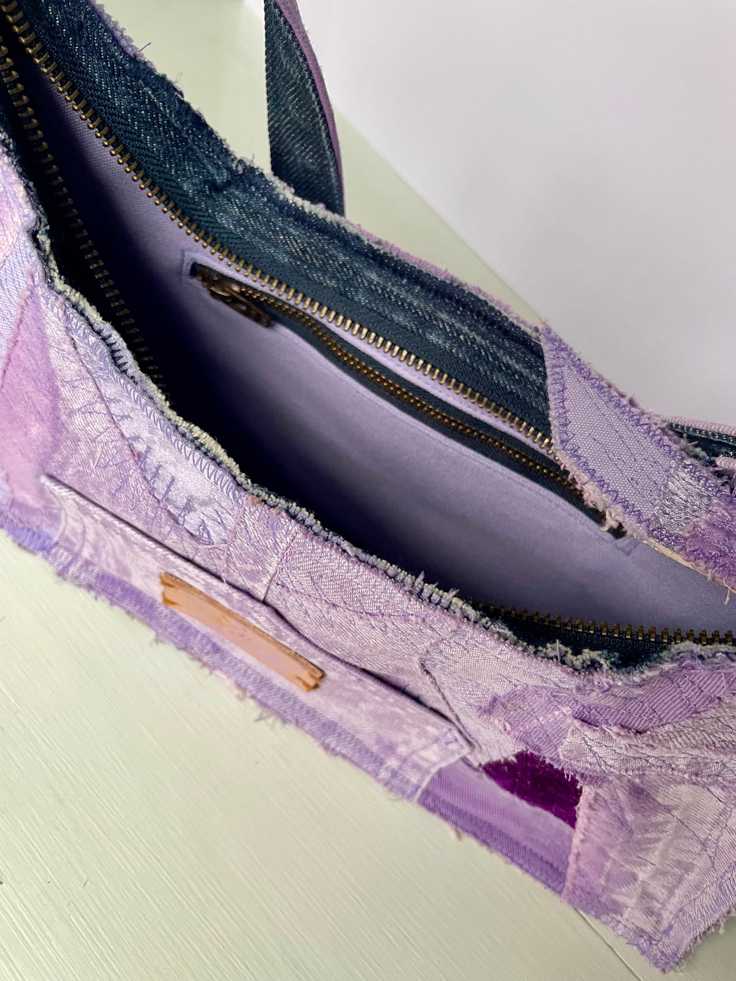 Baguette Bag Lilac denim