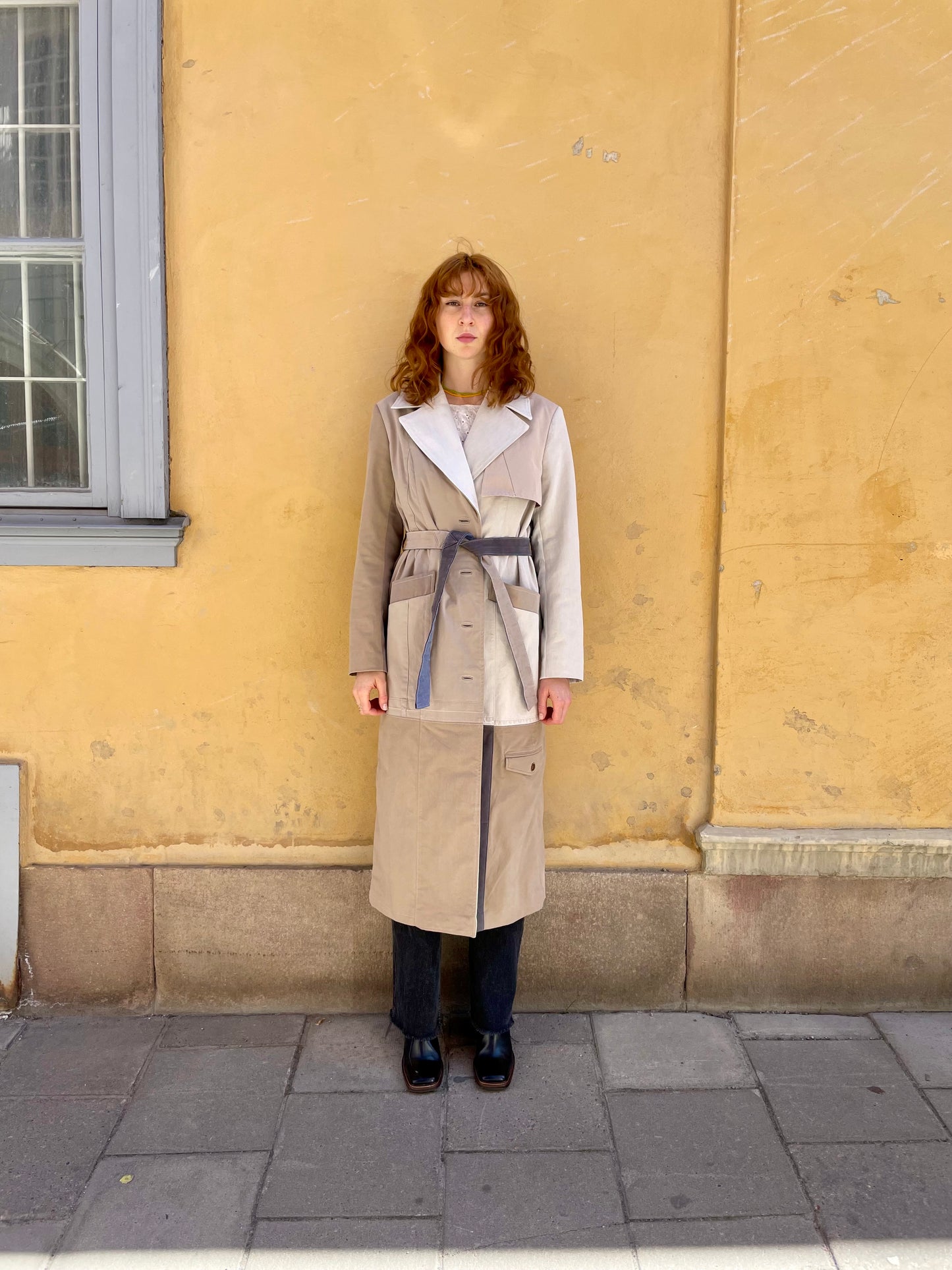 A Chinos trench coat