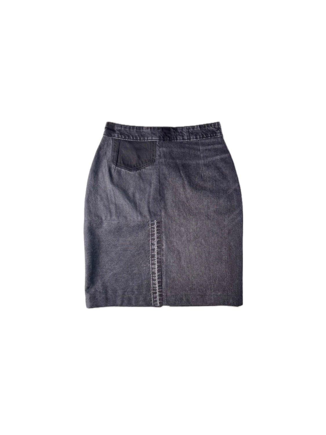 Astrid denim pencil skirt
