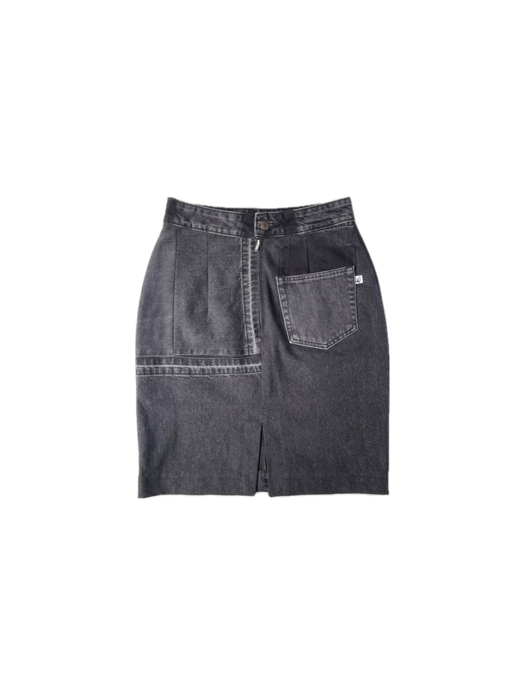 Astrid denim pencil skirt