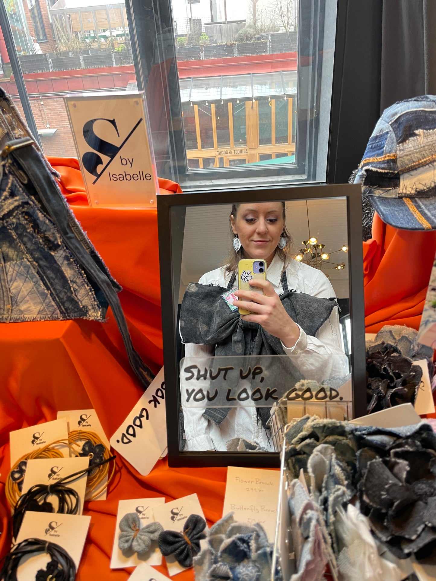 Mirror sticker