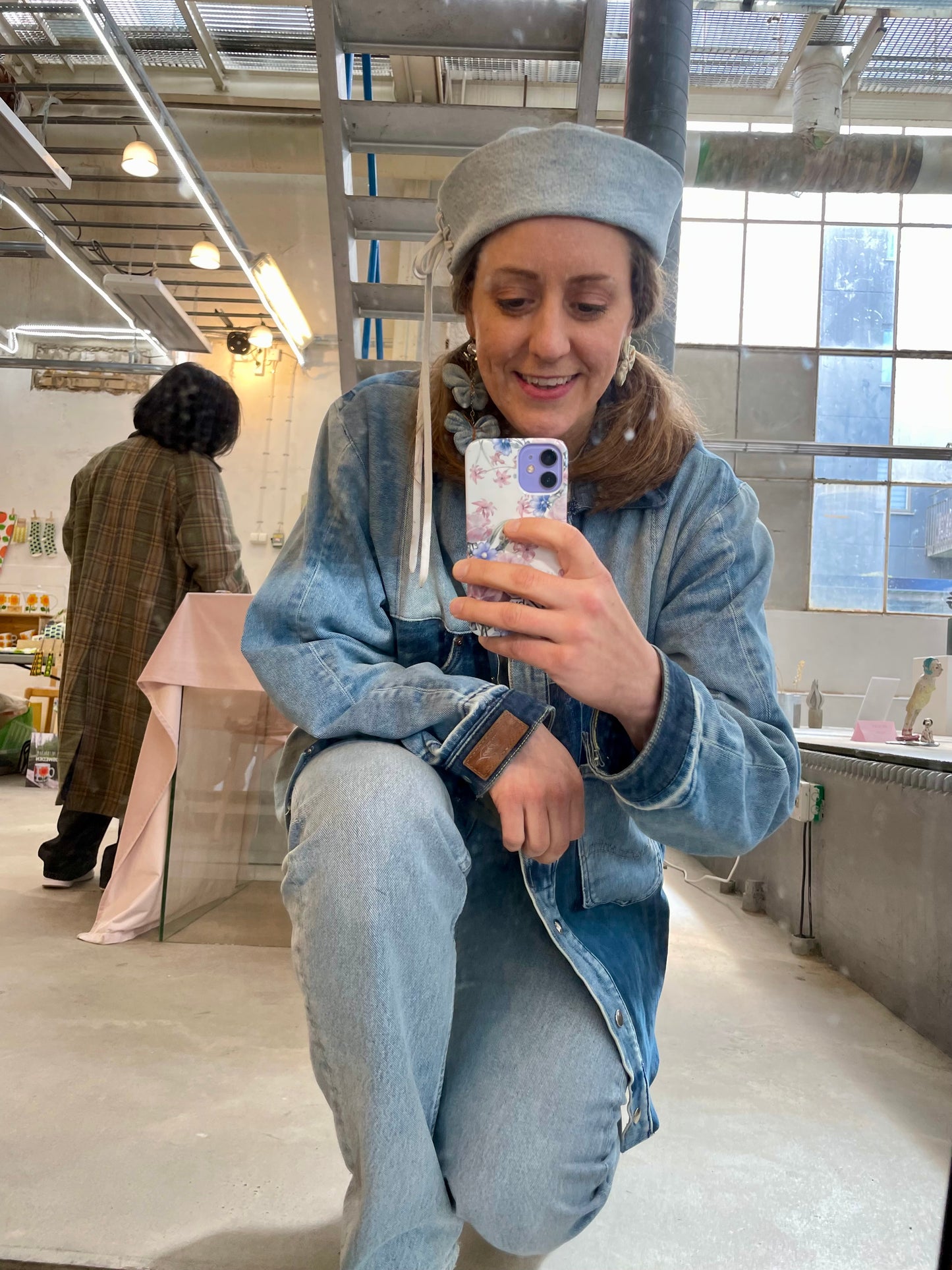 Denim Sailor Hat