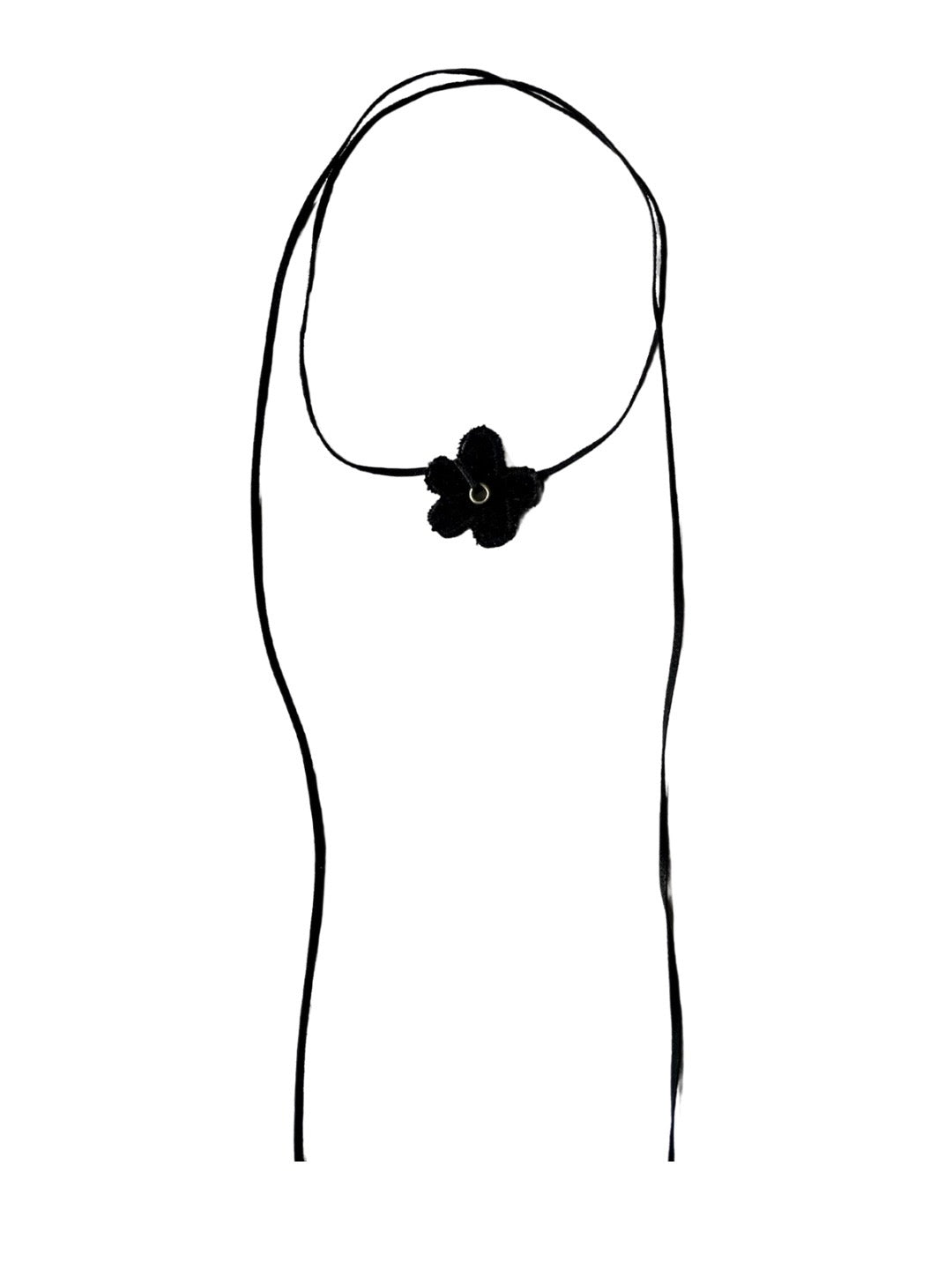 Choker necklace black
