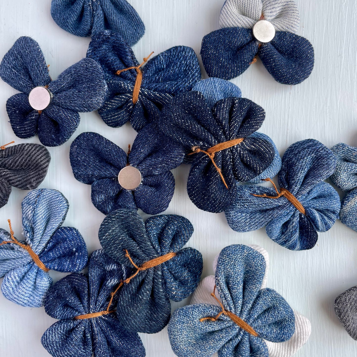 Magnet Denim Butterfly
