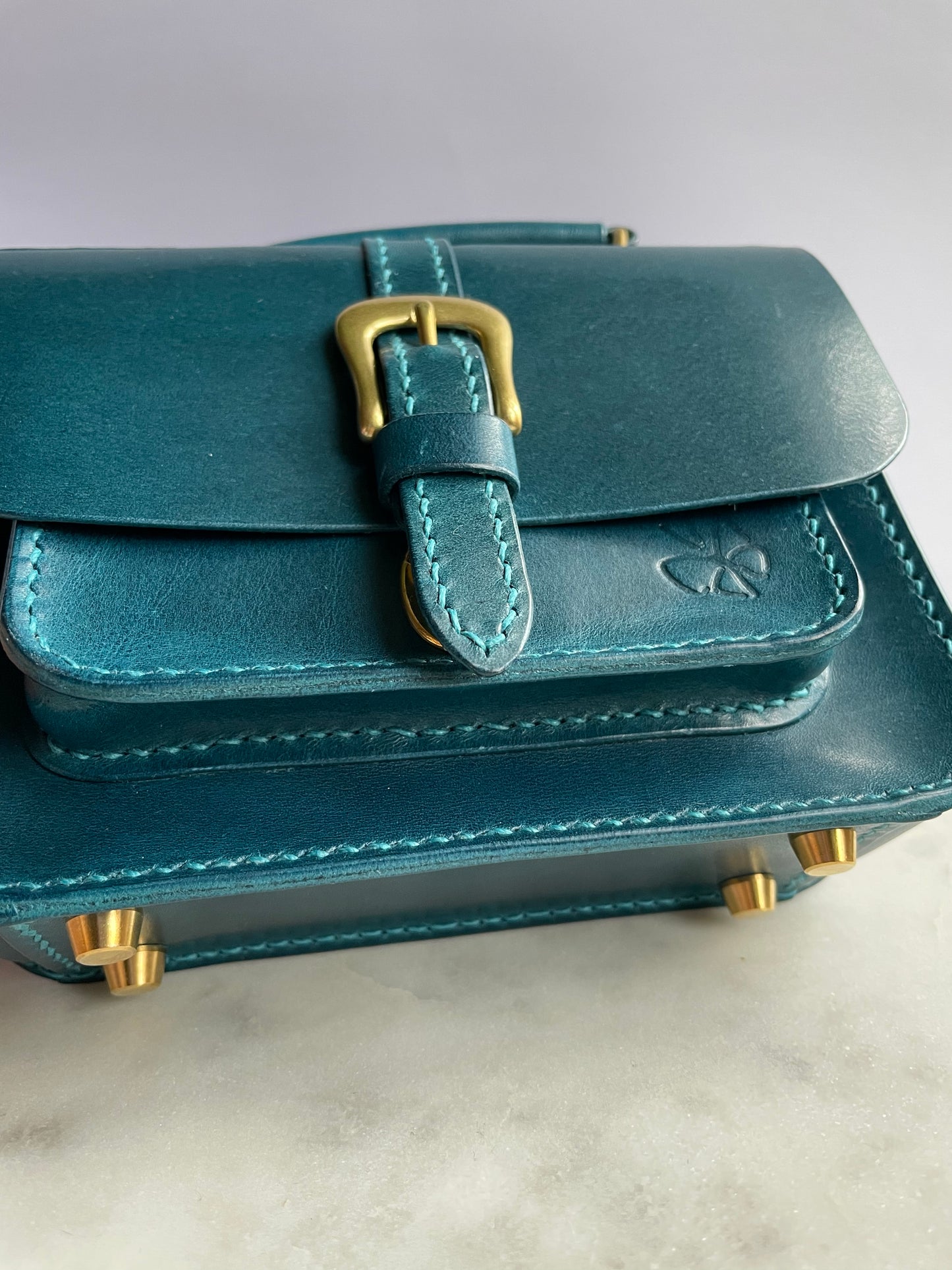 Leather Mini leather satchel