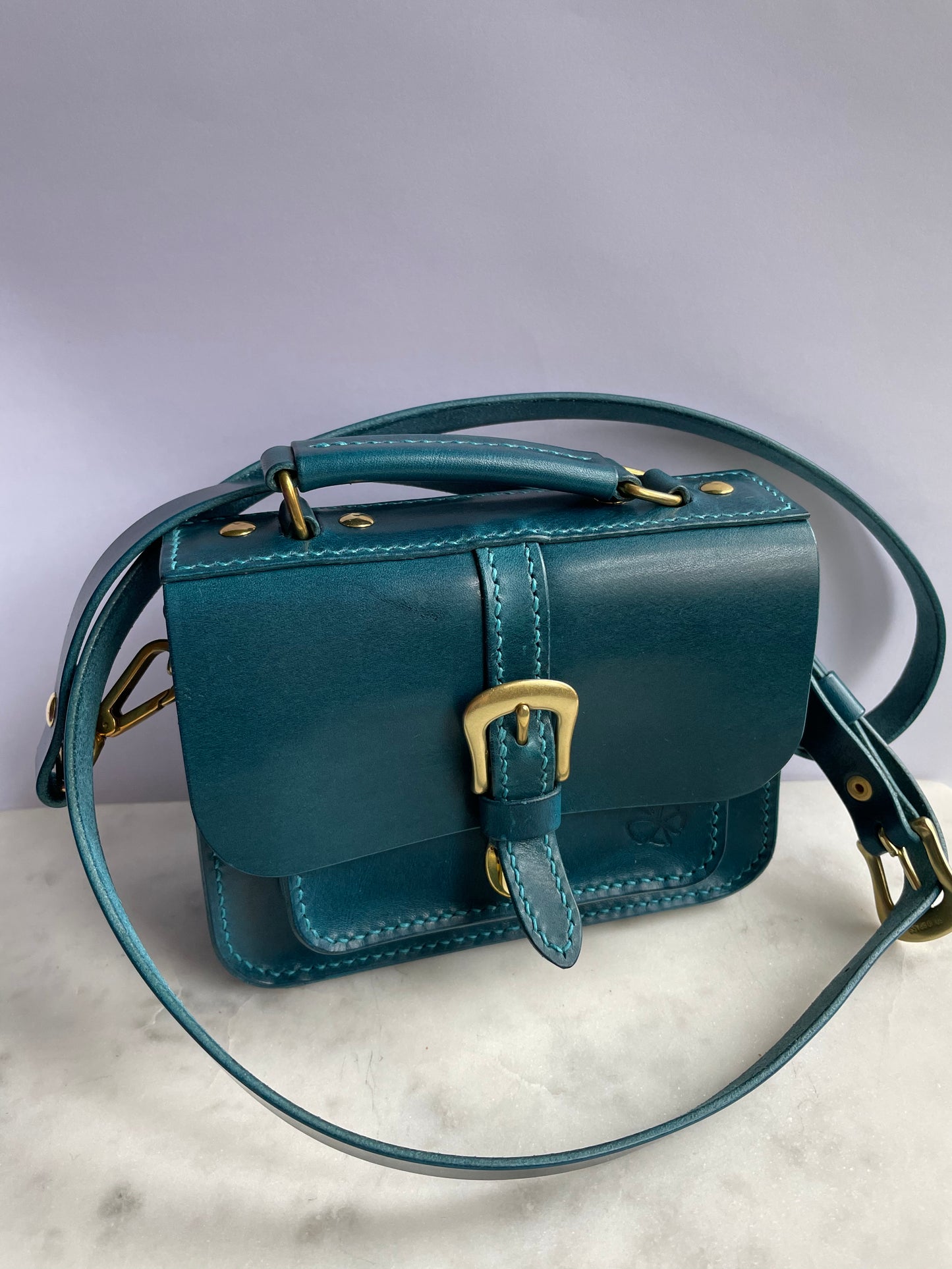 Leather Mini leather satchel