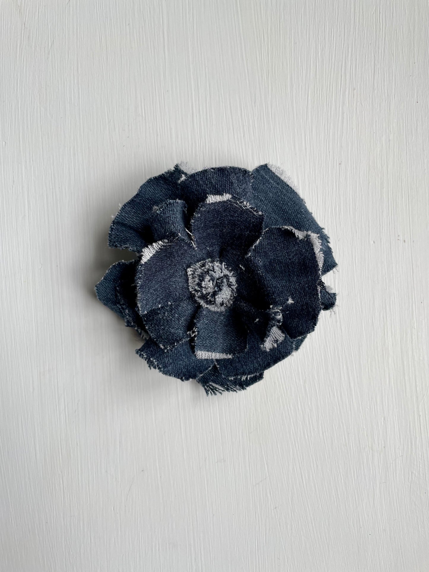 Brooch Denim Flower