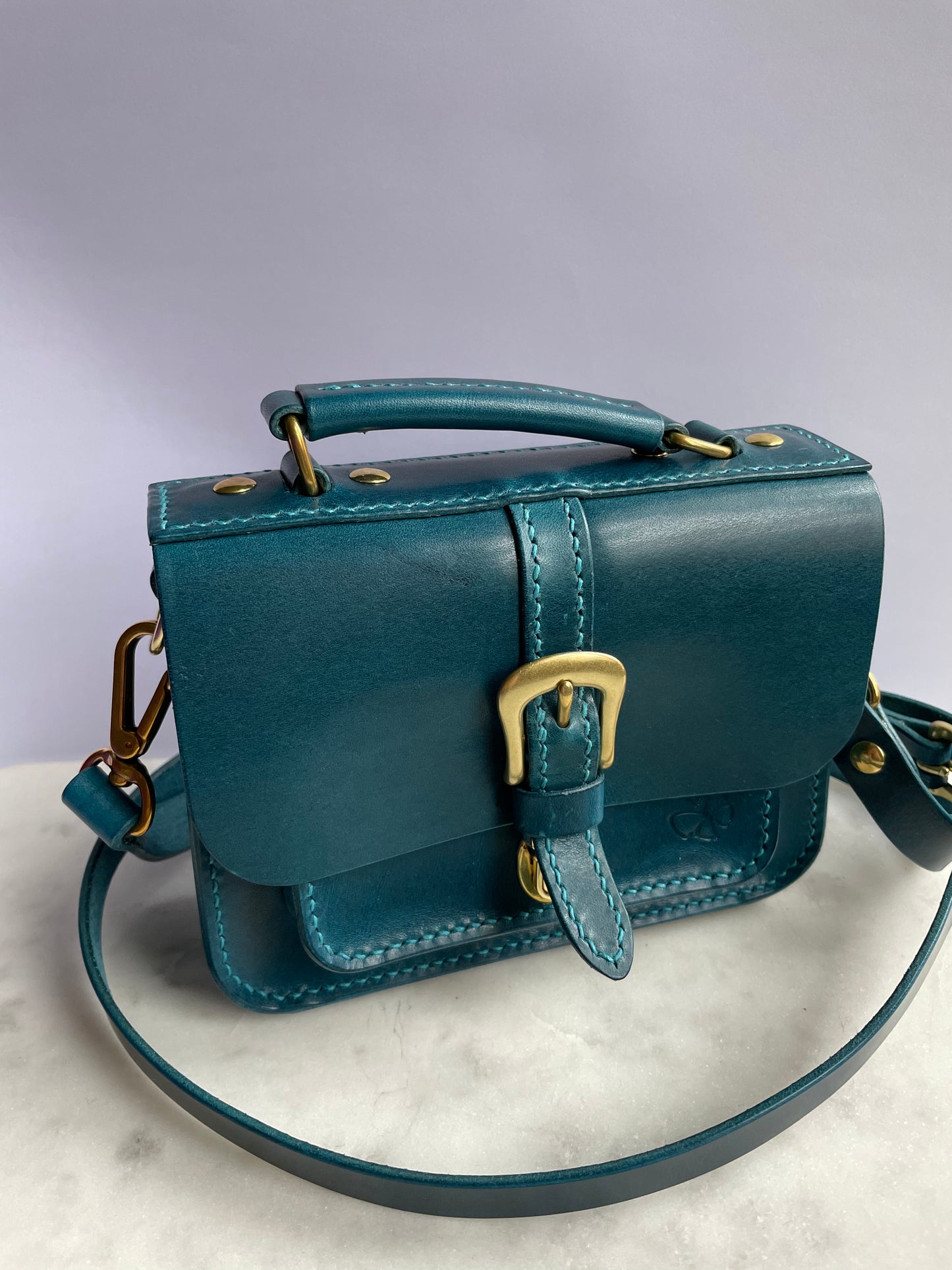 Leather Mini leather satchel