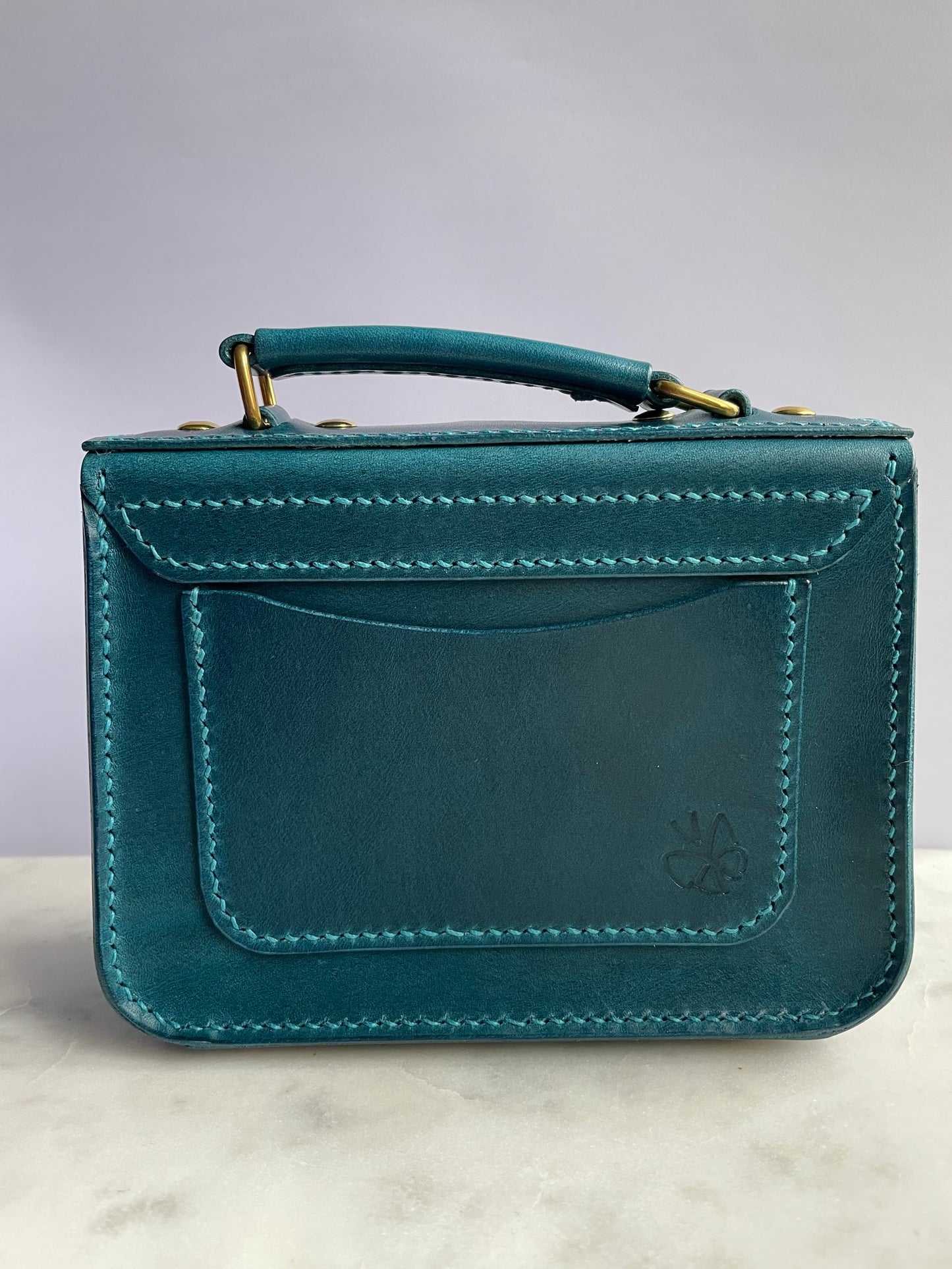 Leather Mini leather satchel