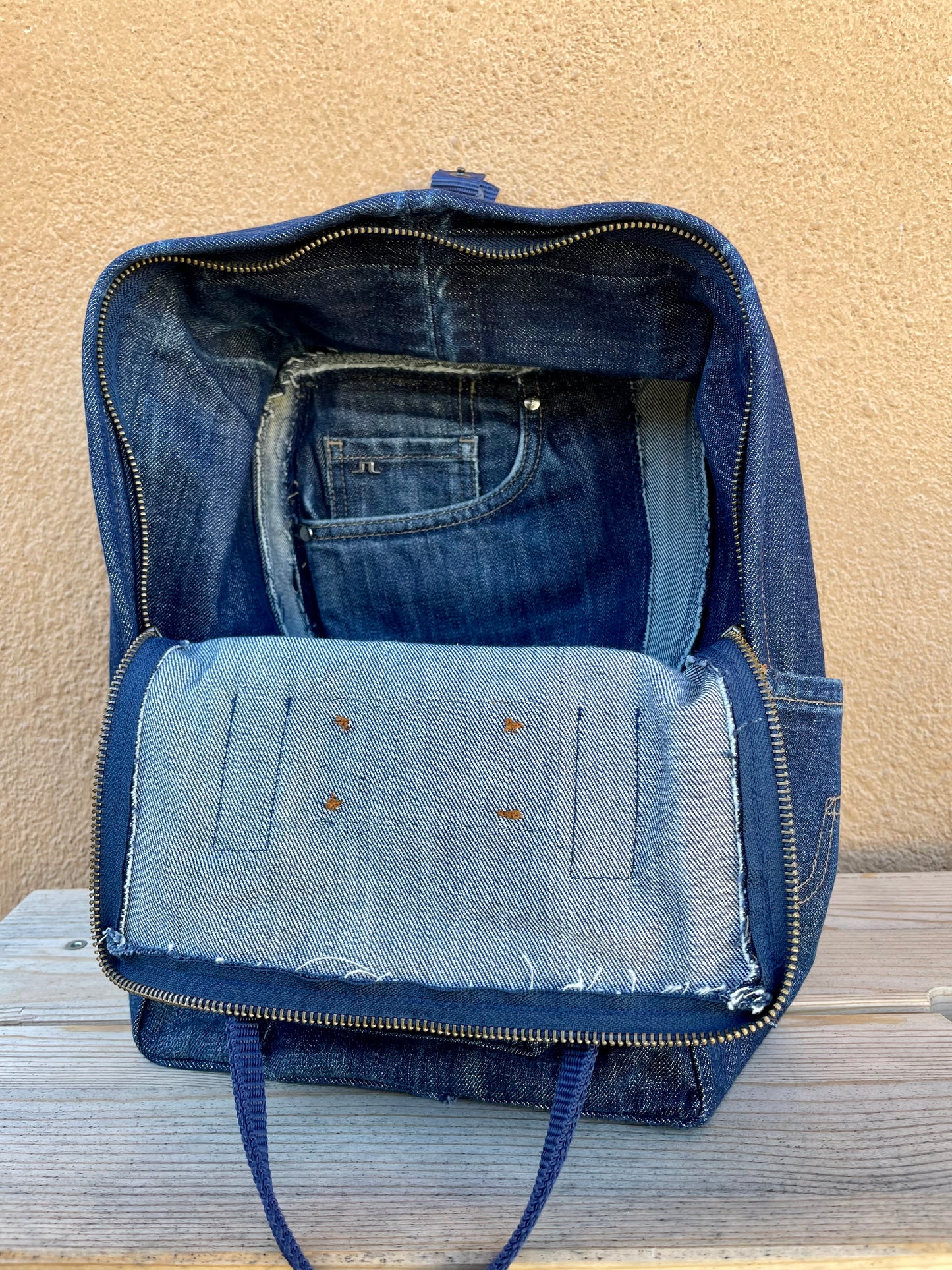 Denim Backpack