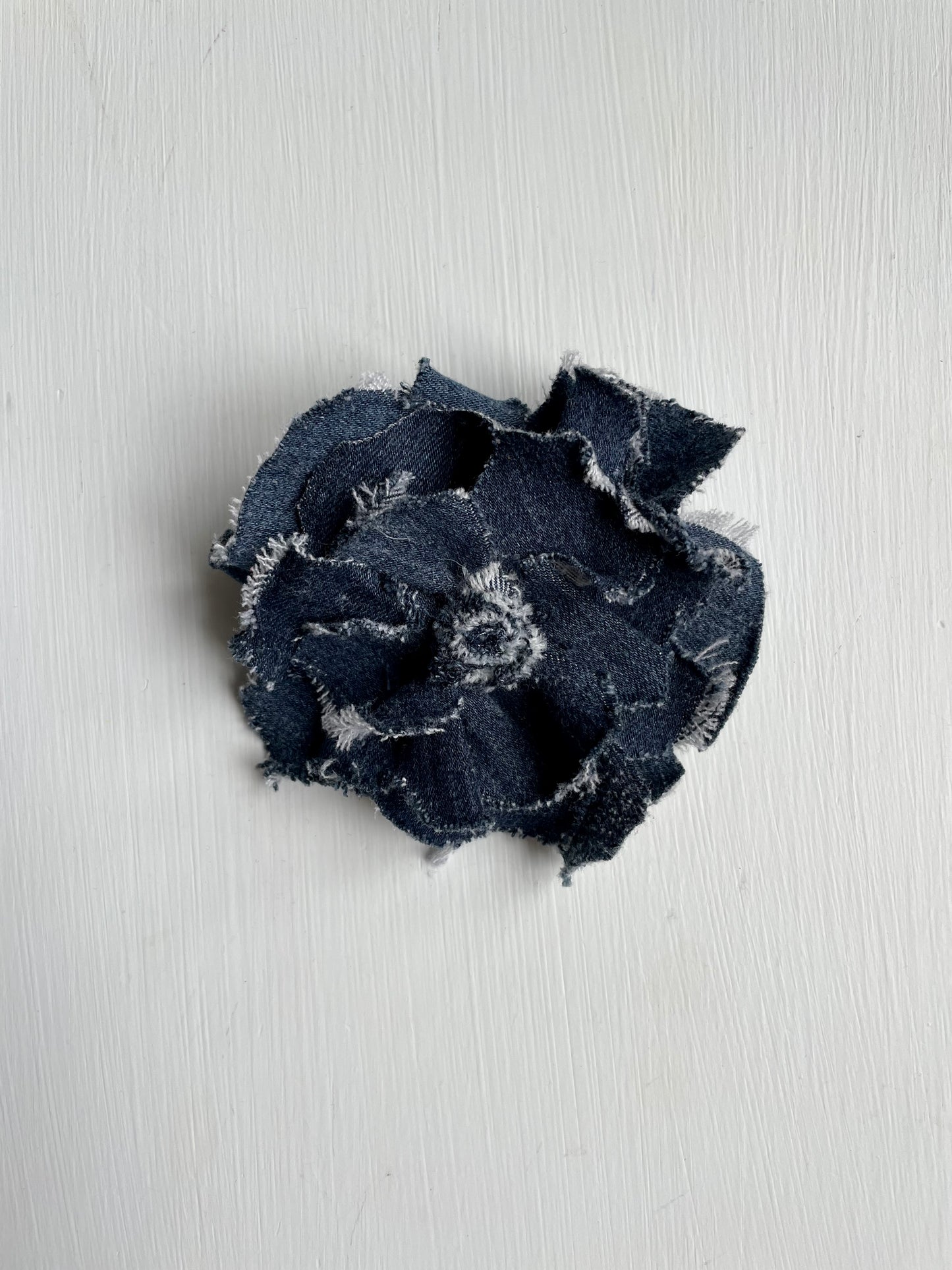 Brooch Denim Flower