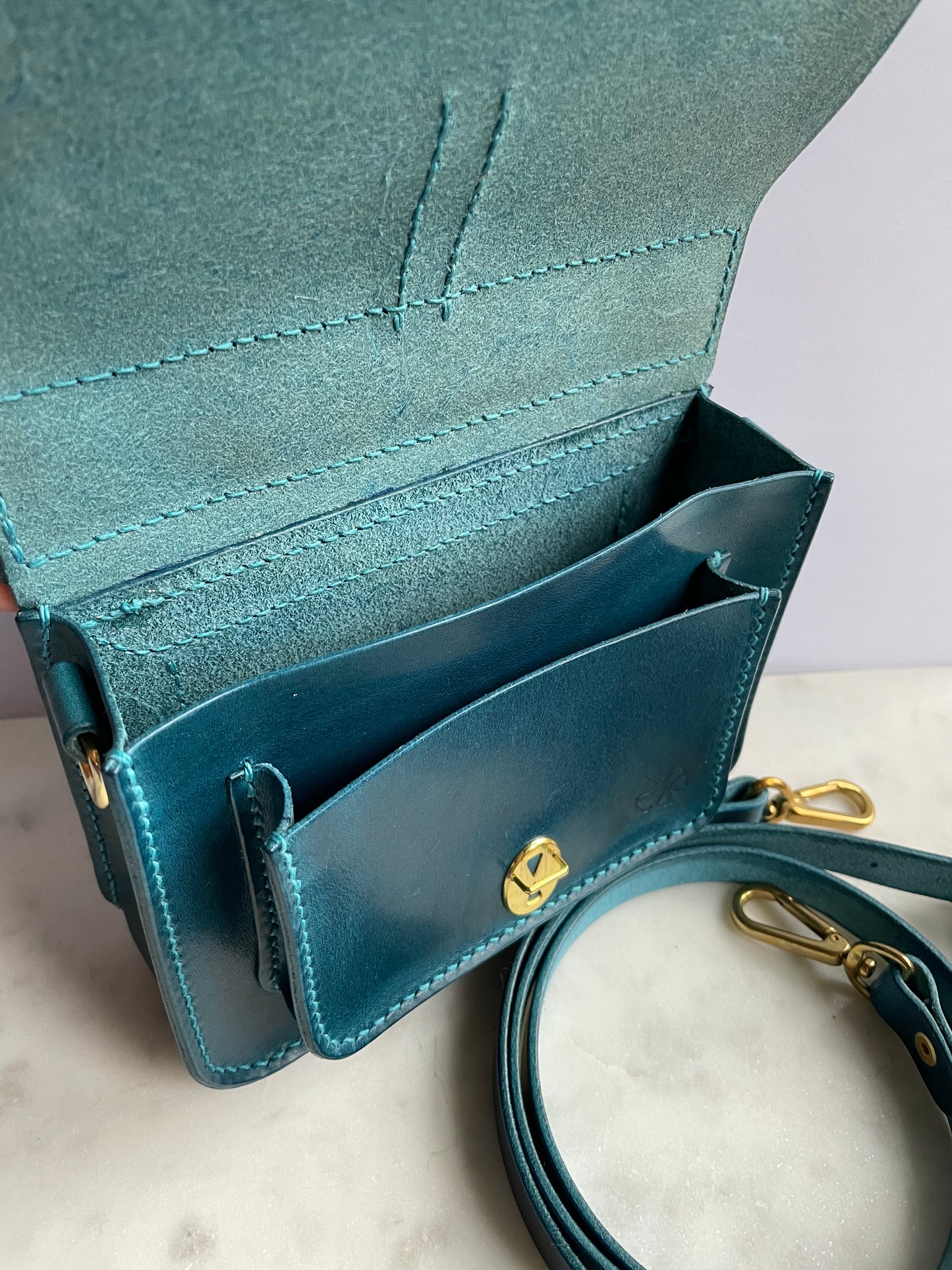 Leather Mini leather satchel