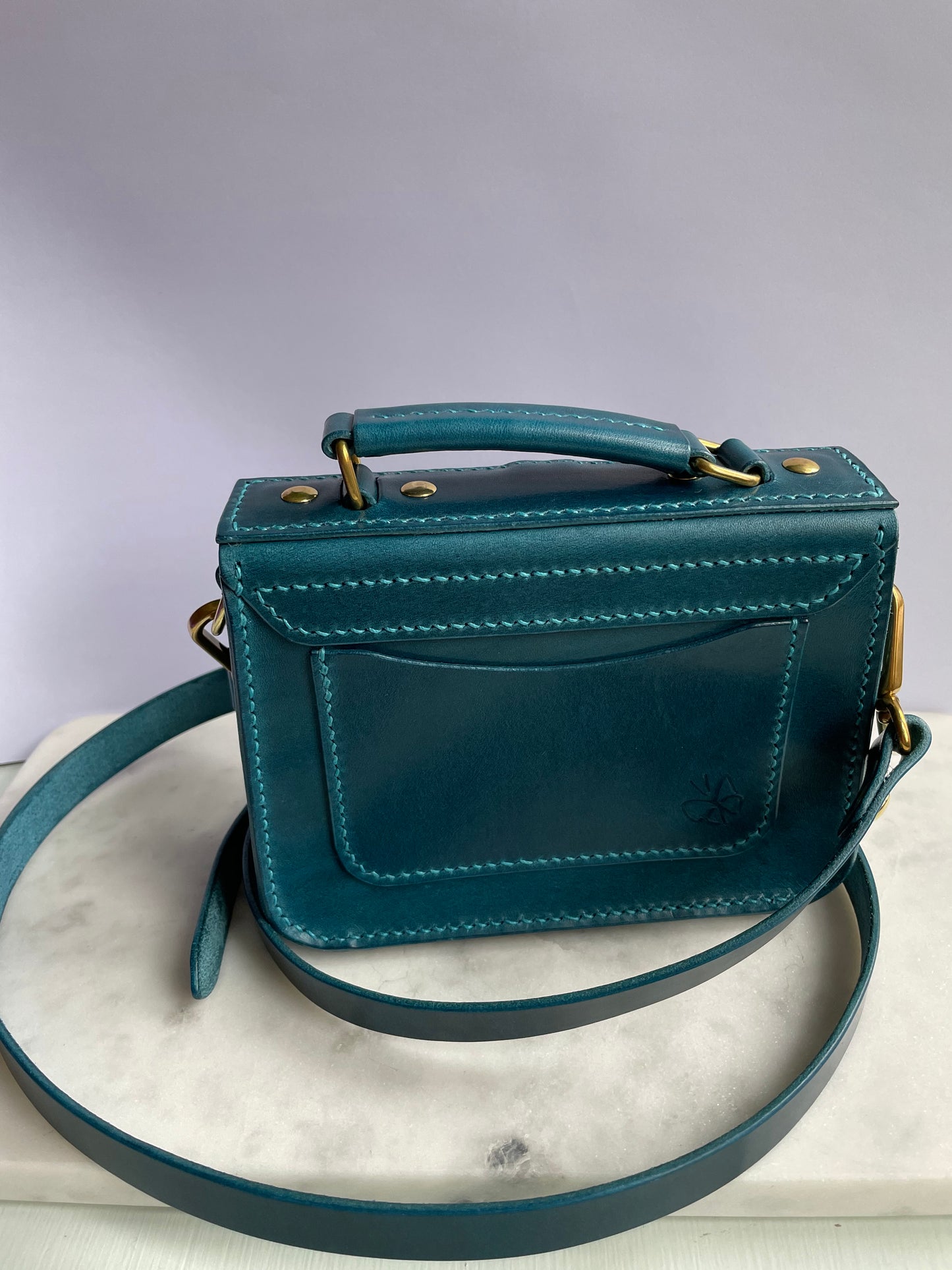 Leather Mini leather satchel