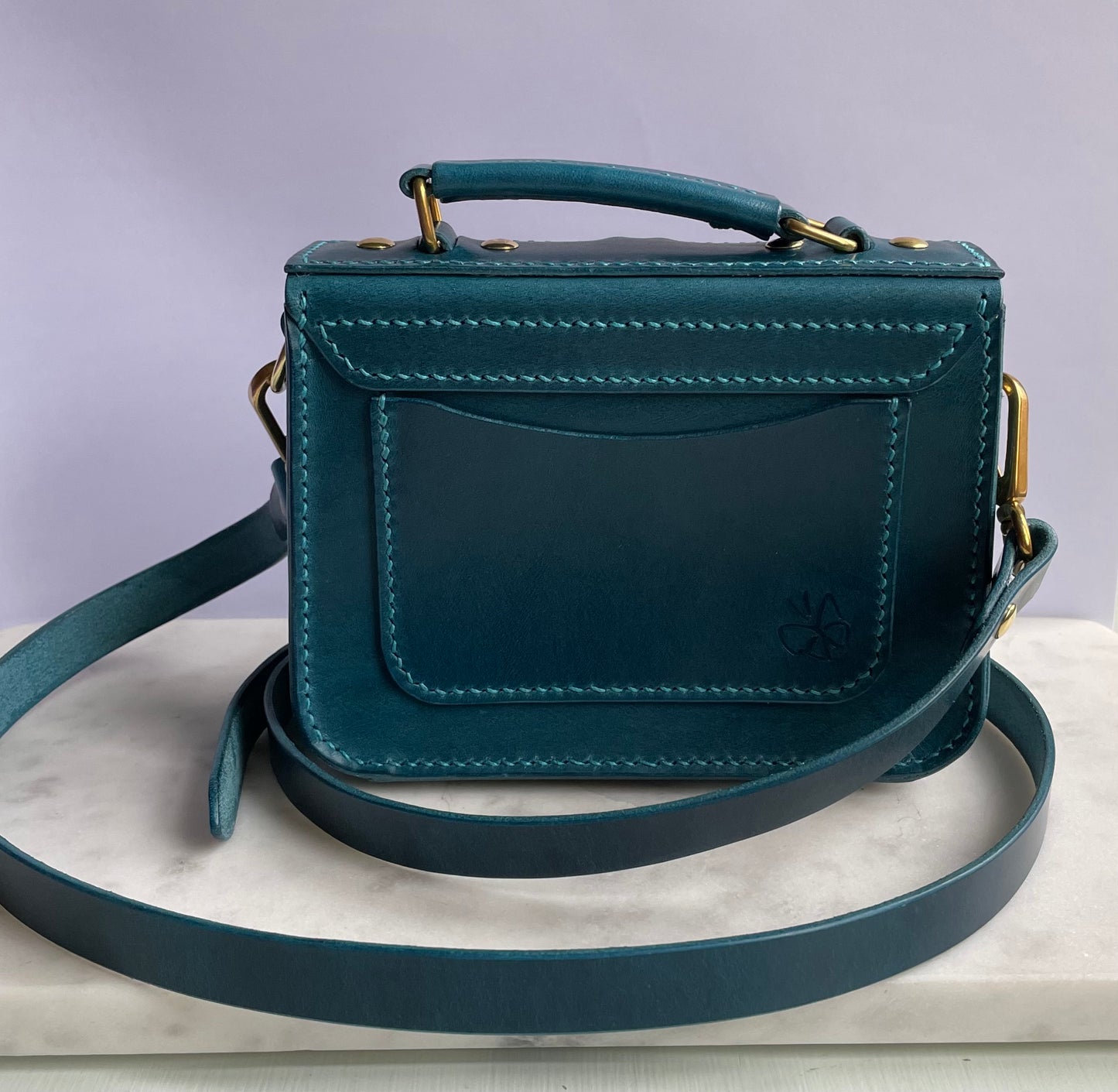 Leather Mini leather satchel