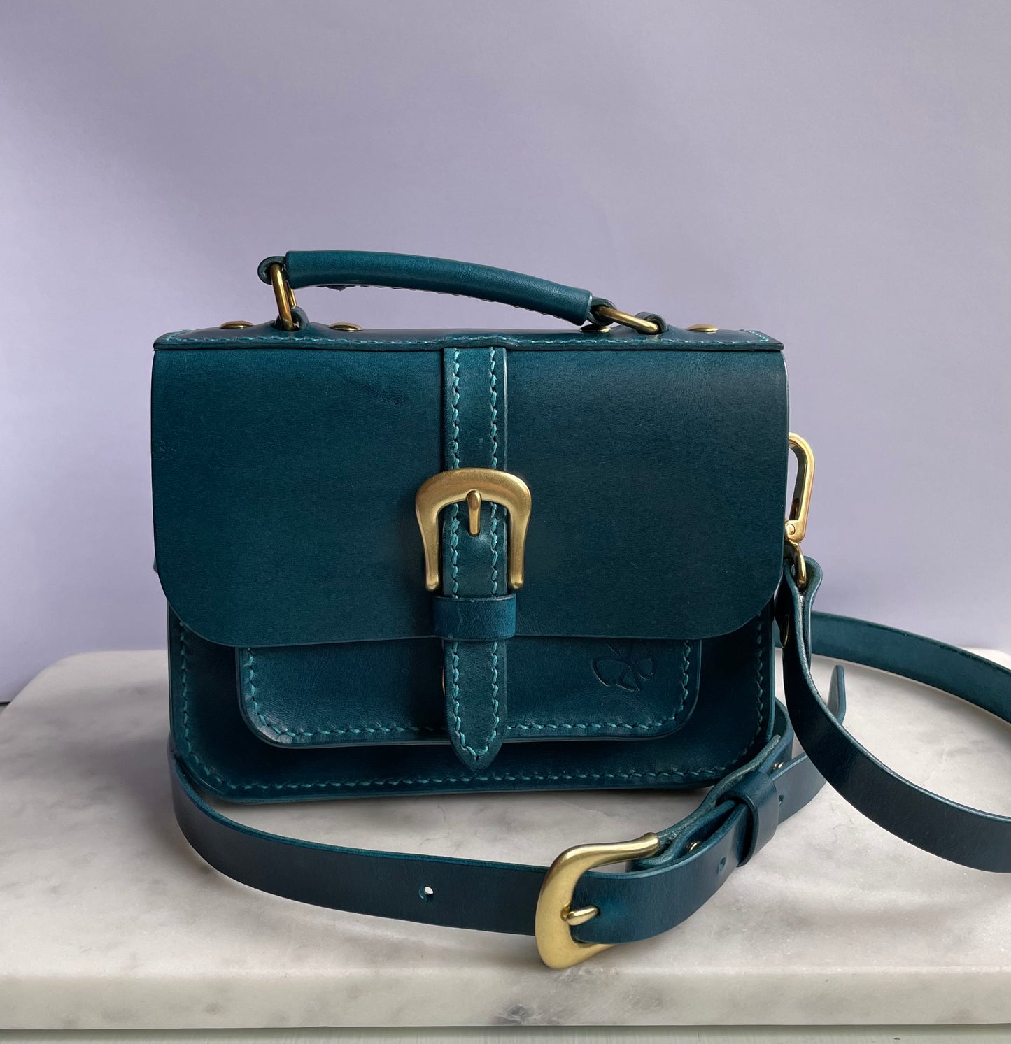 Leather Mini leather satchel