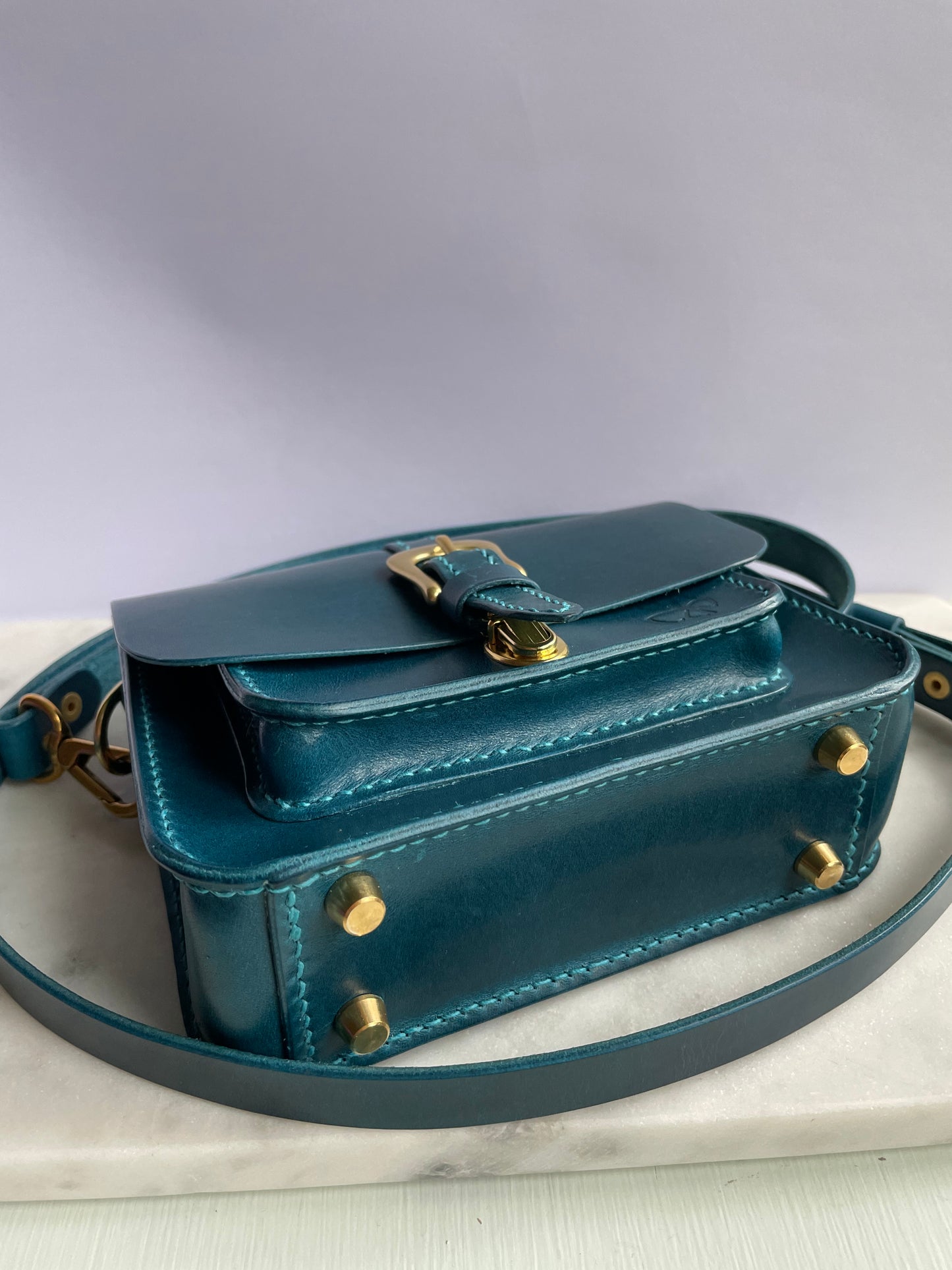 Leather Mini leather satchel