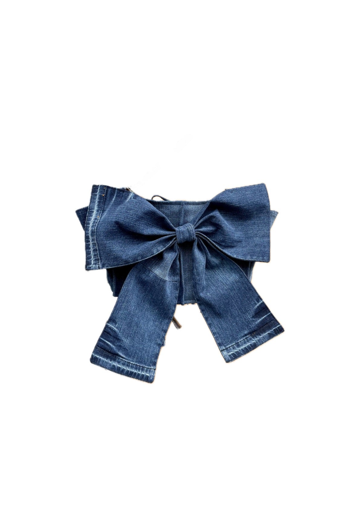 Denim Bow top