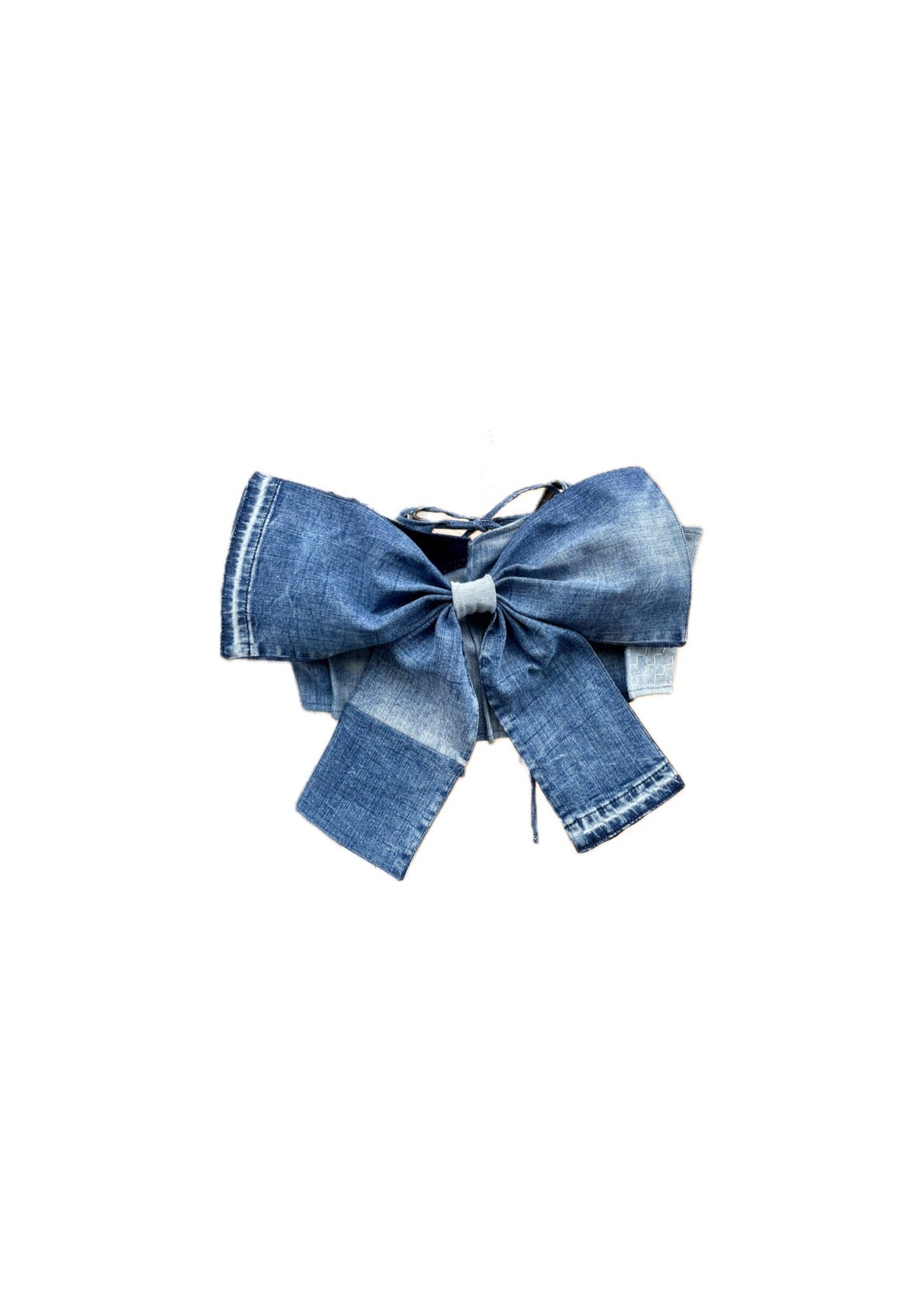 Denim Bow top