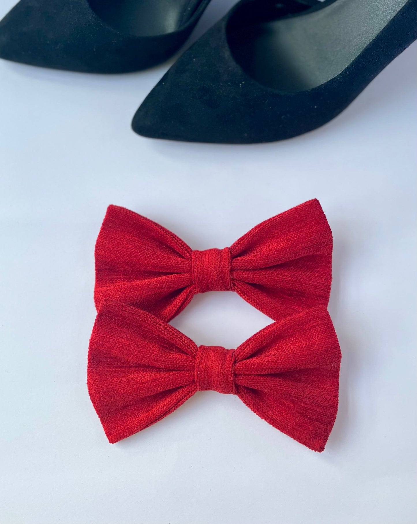 Red Clip on Bow