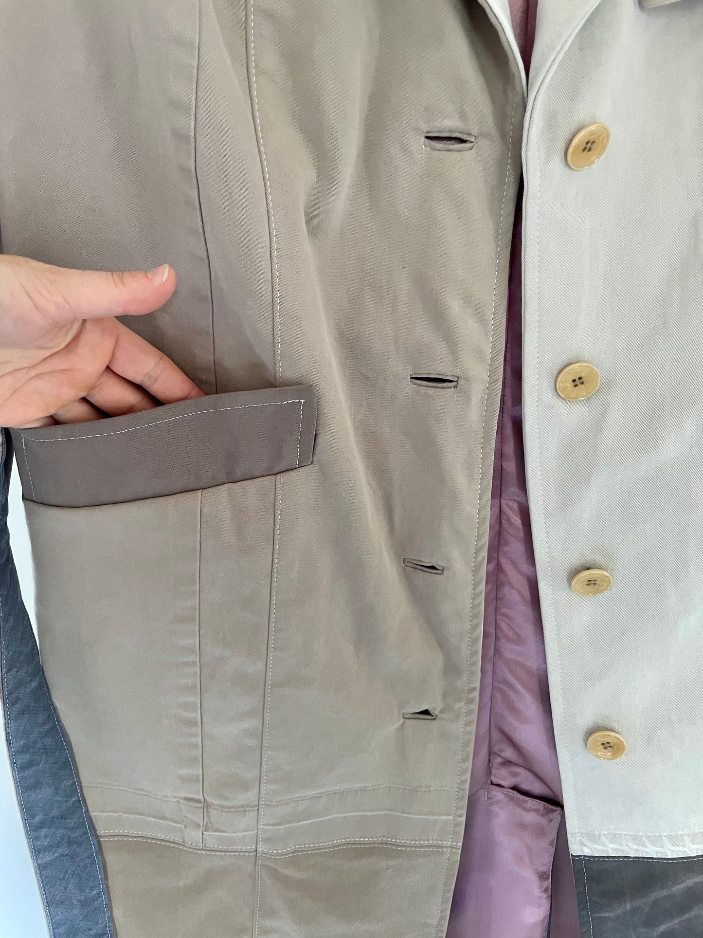 A Chinos trench coat