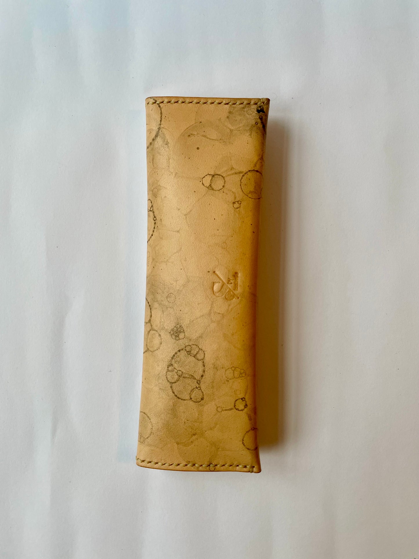 Bubbles leather Pencil case