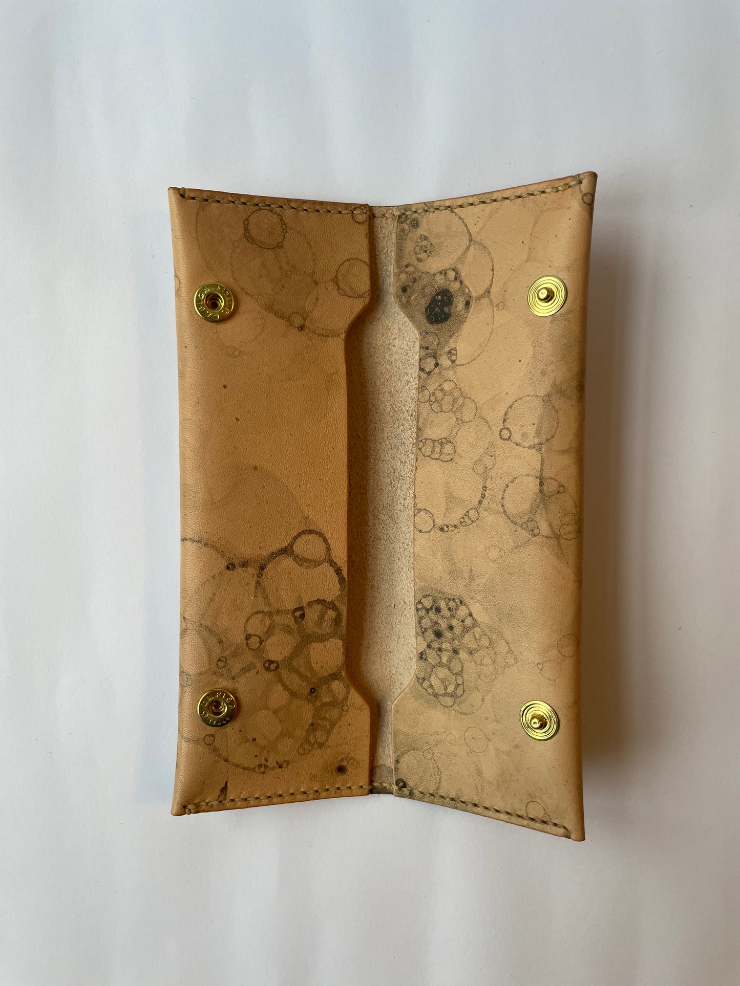 Bubbles leather Pencil case