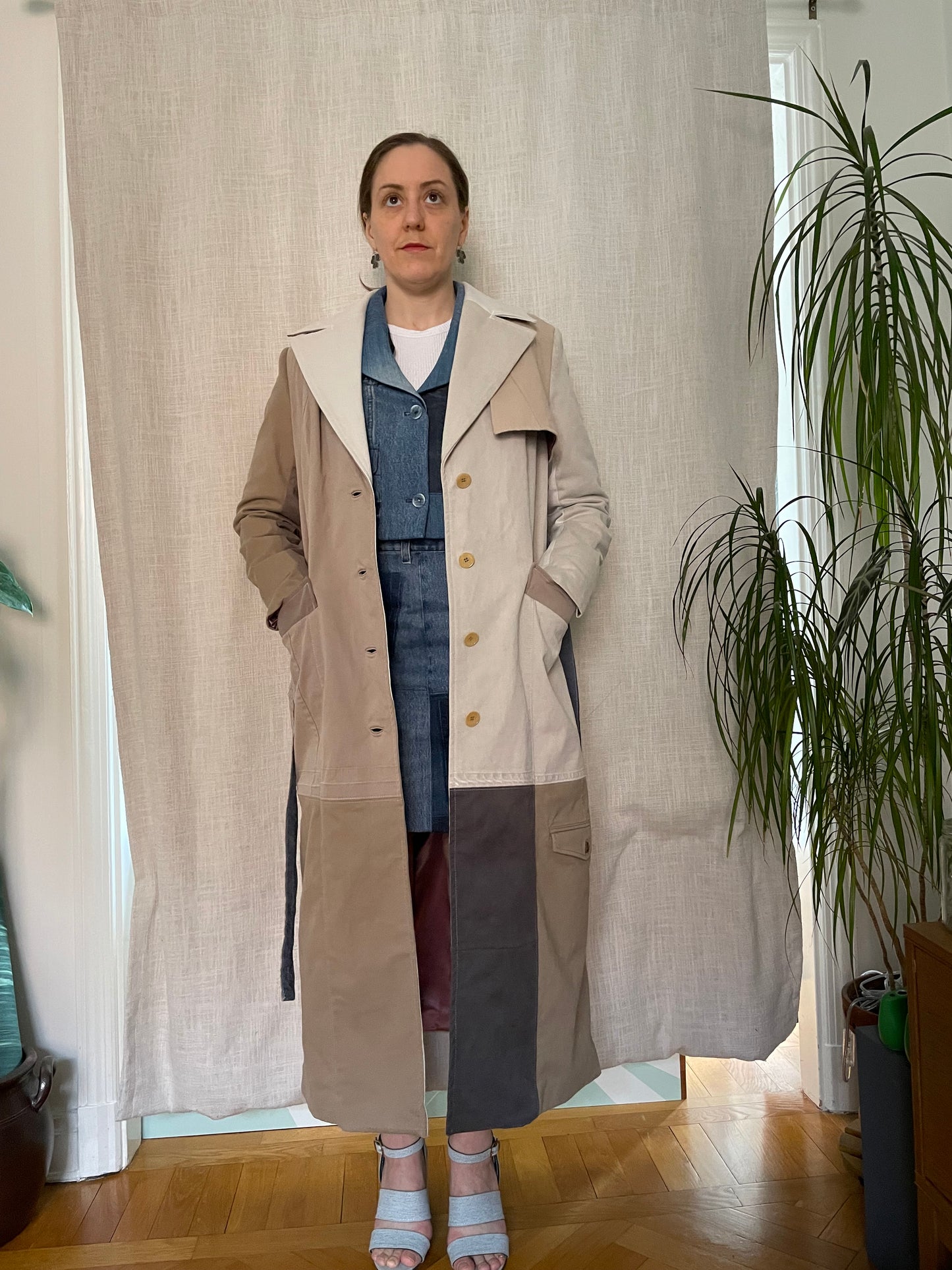 A Chinos trench coat