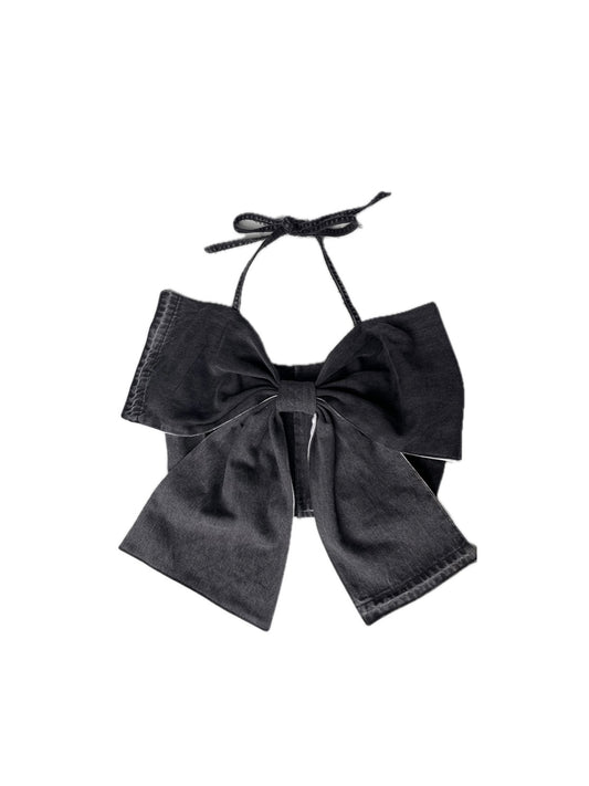 Denim Bow top