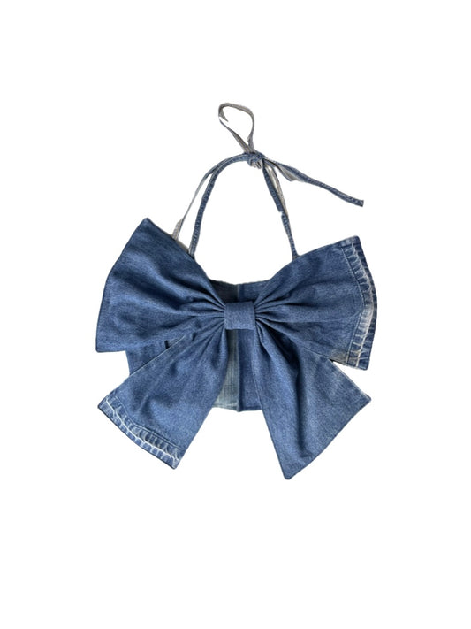 Denim Bow top