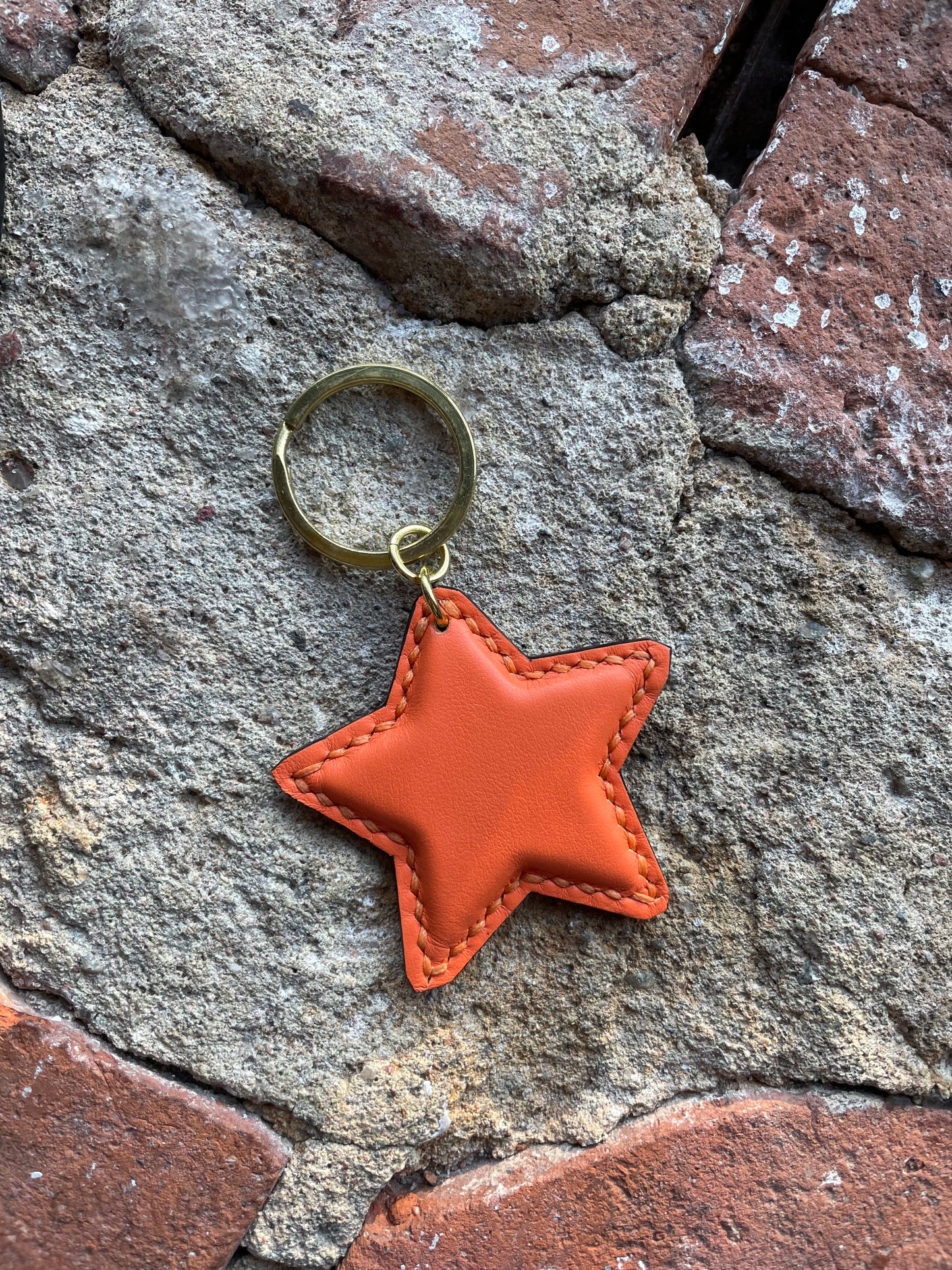 Brass Keyring Star