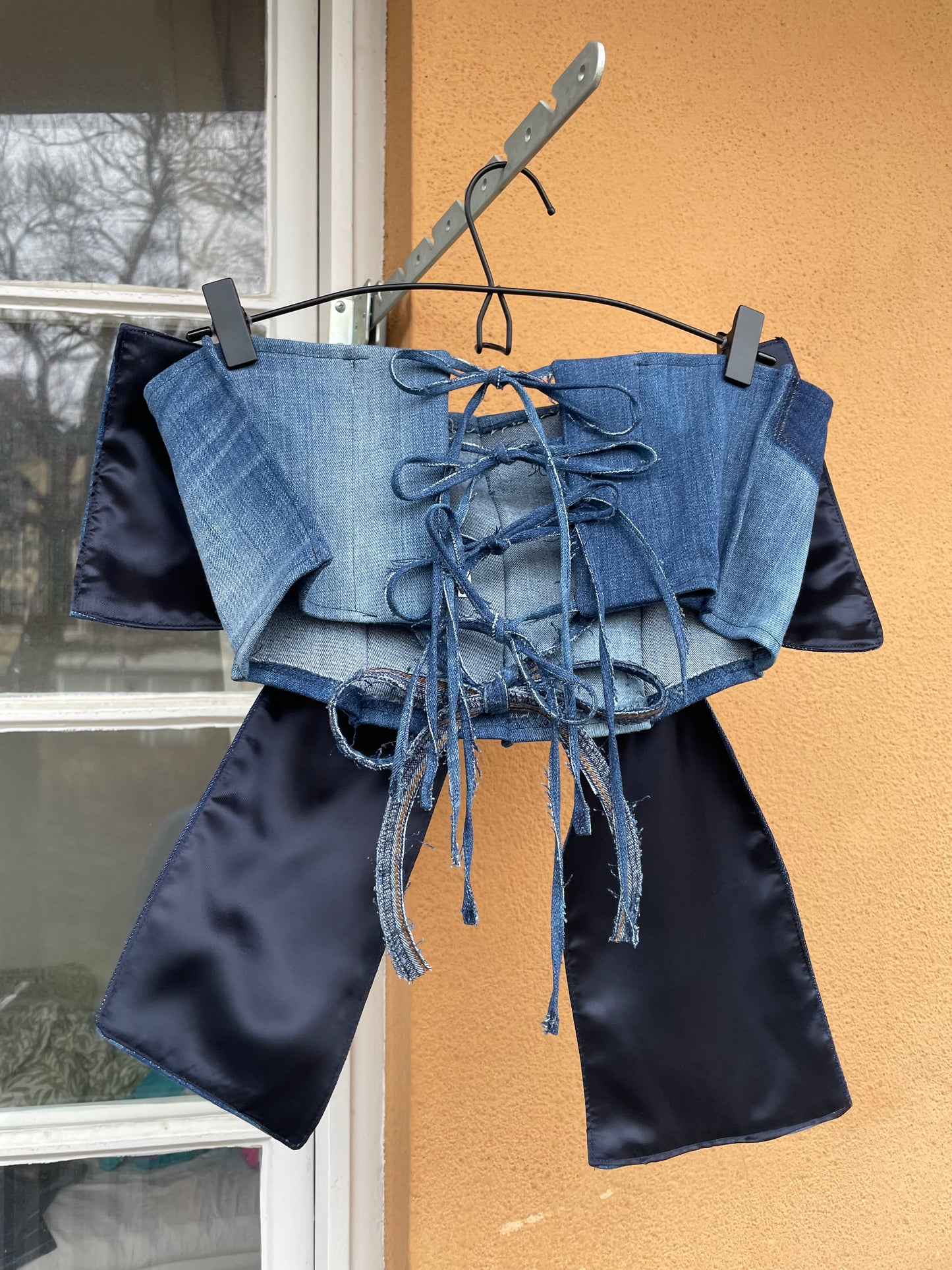 Denim Bow top