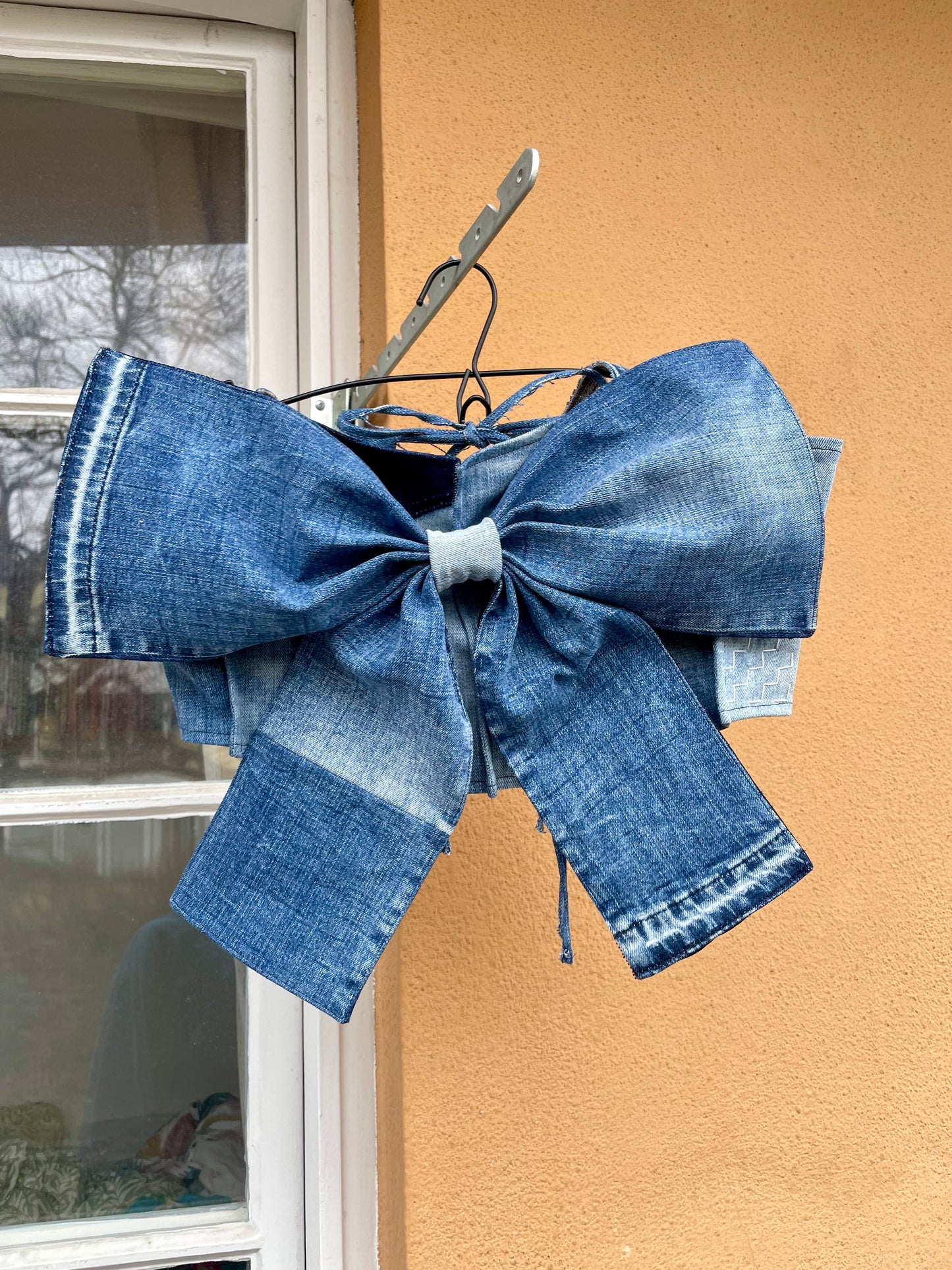 Denim Bow top