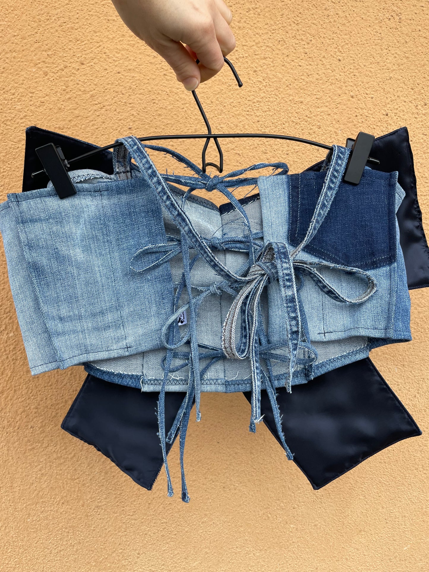 Denim Bow top