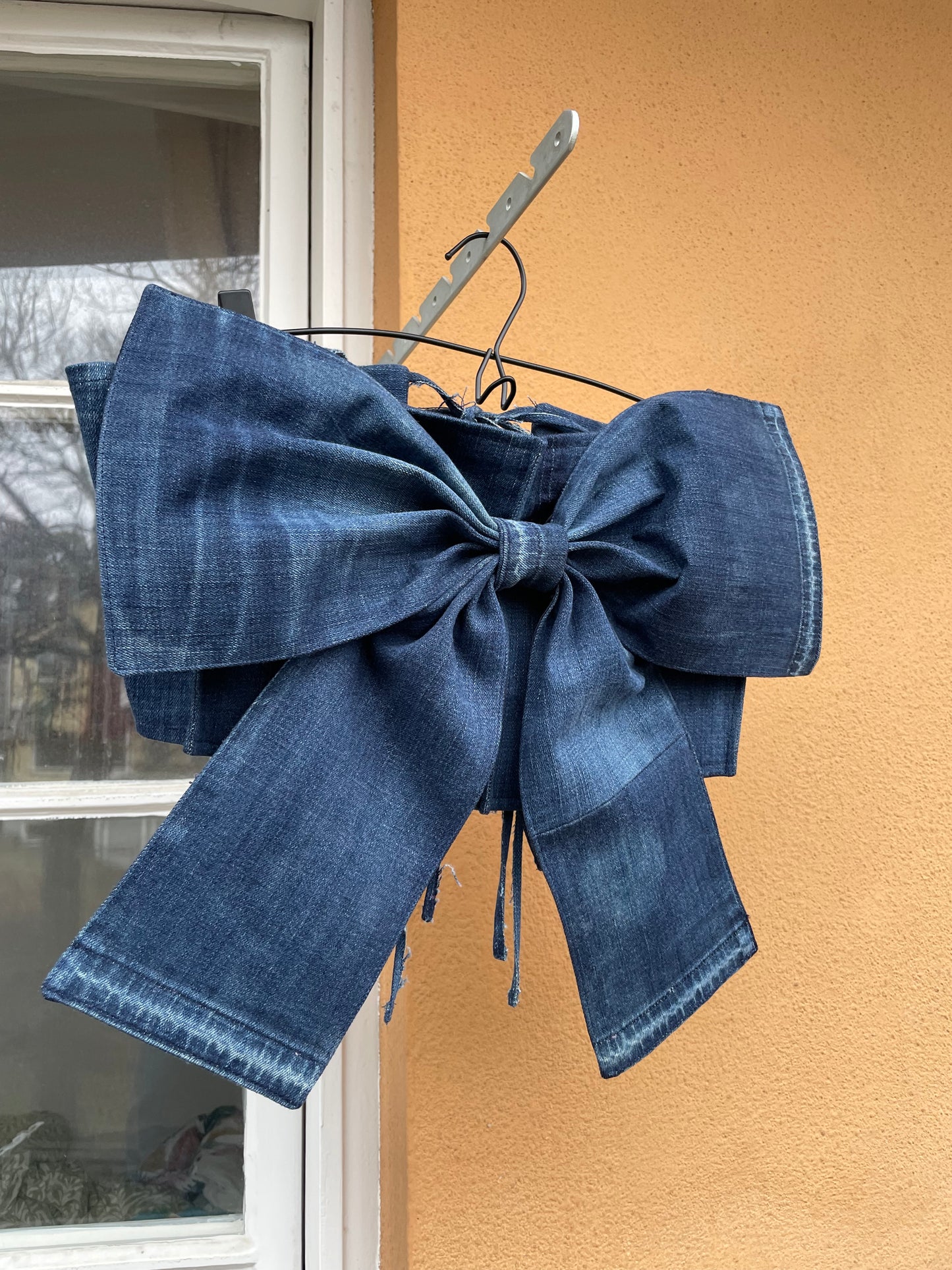 Denim Bow top