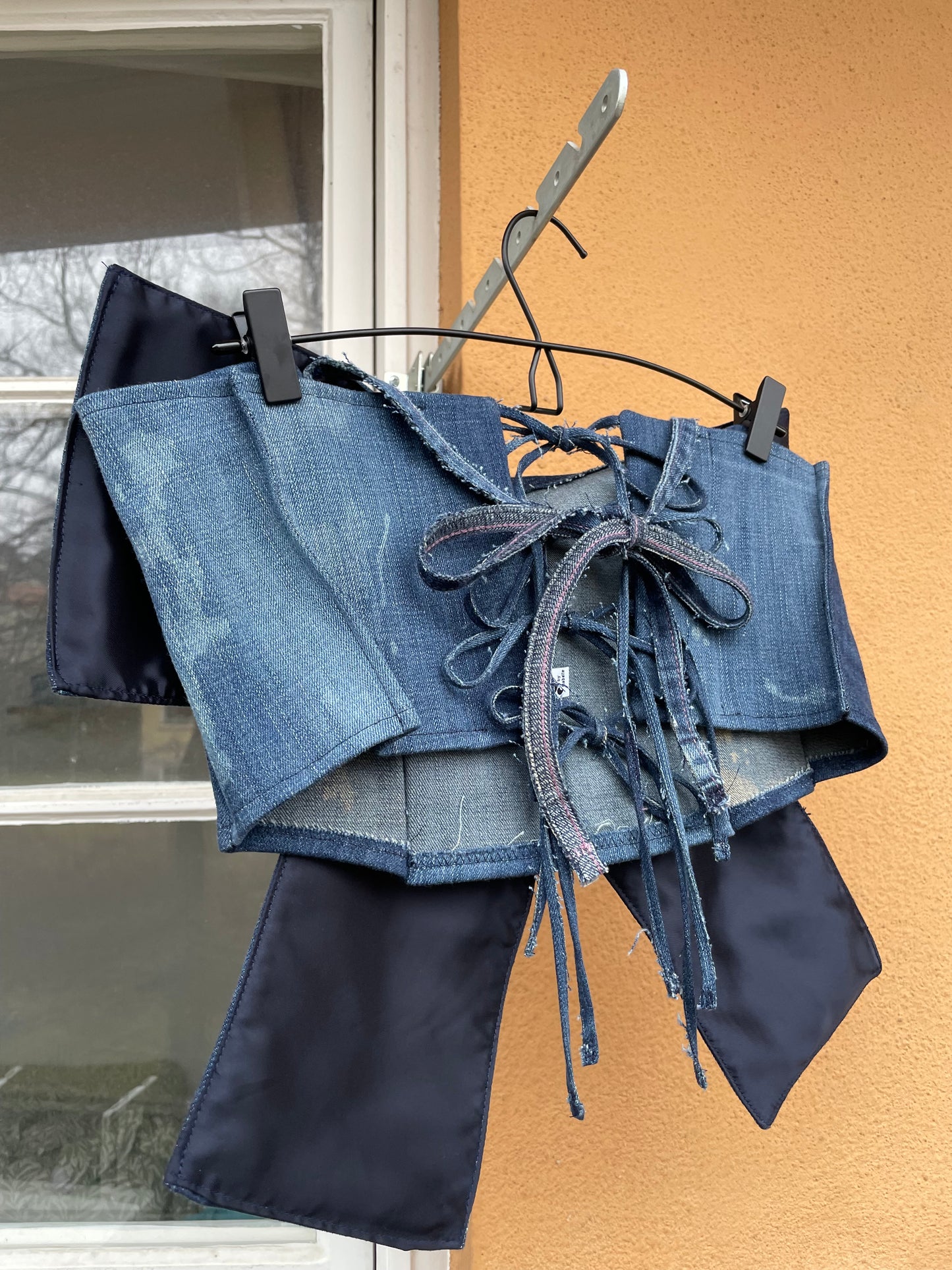 Denim Bow top