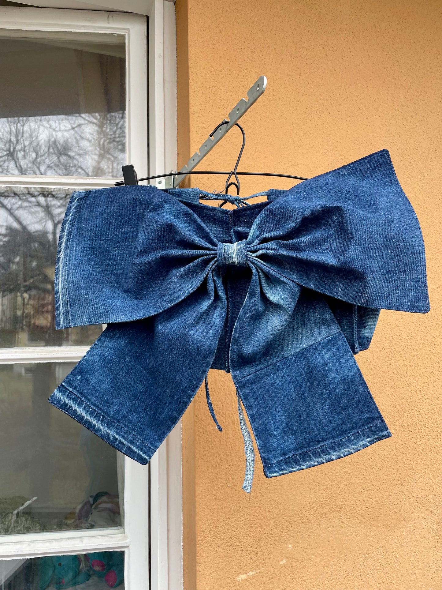 Denim Bow top