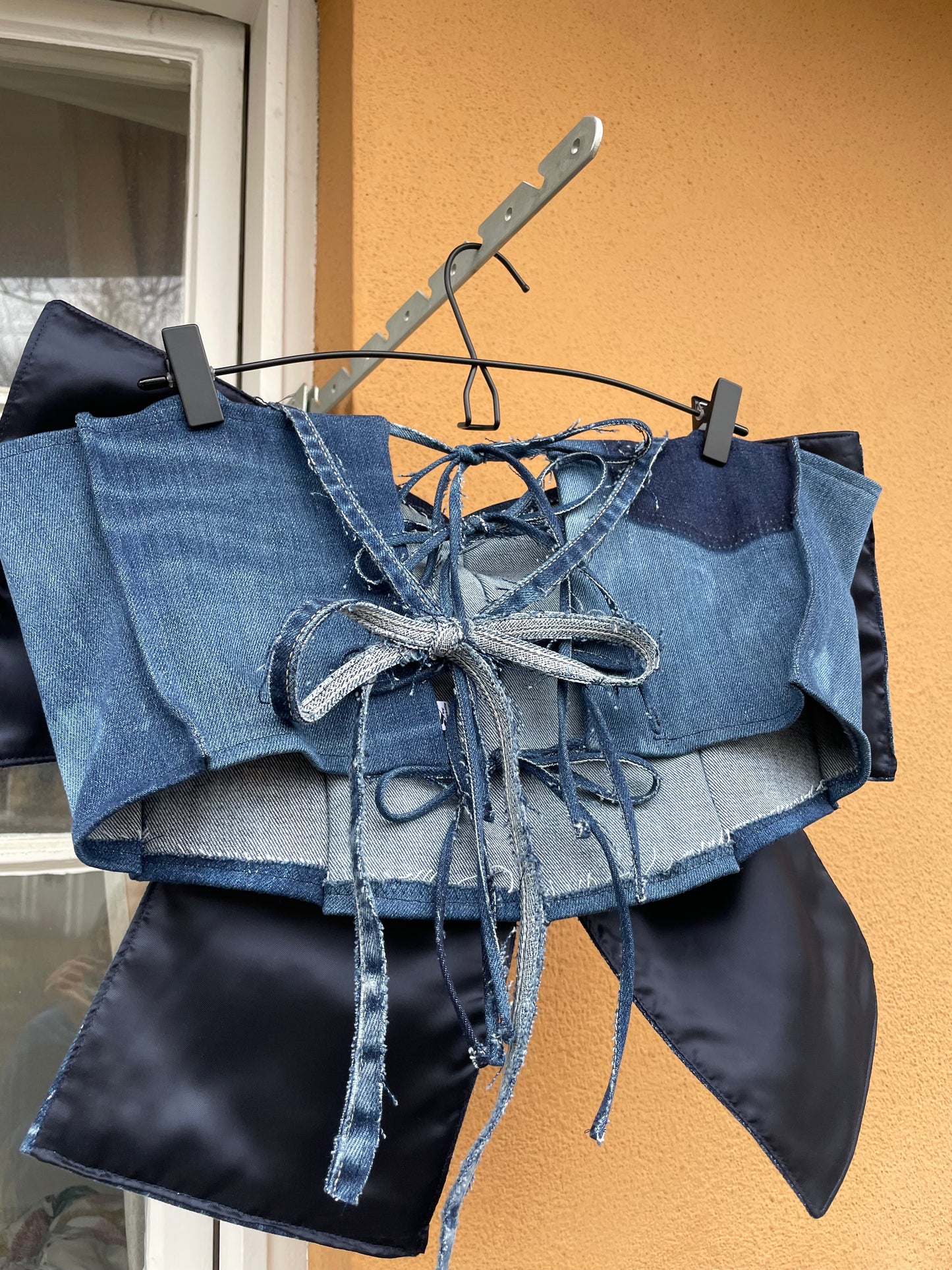 Denim Bow top