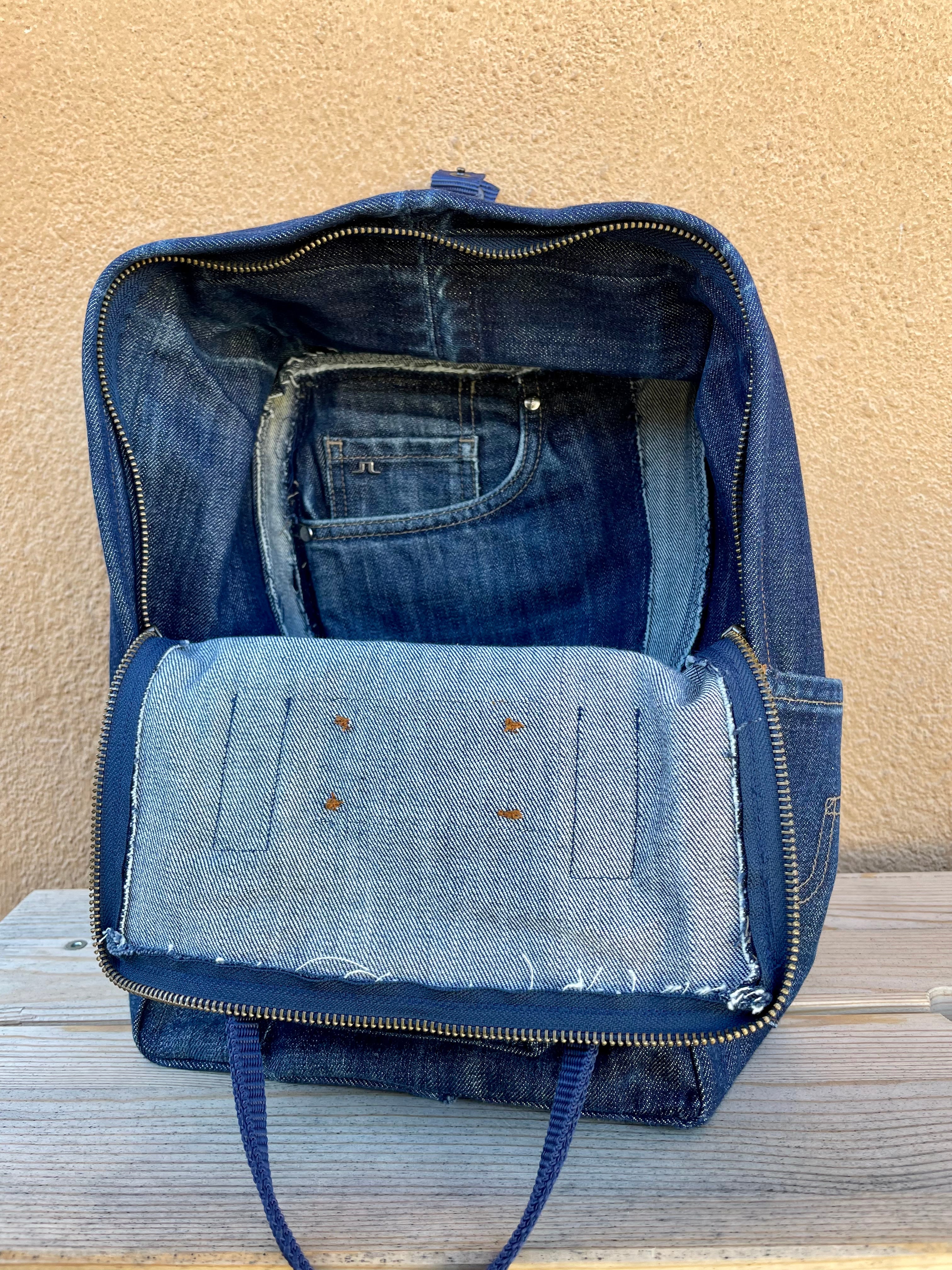 Denim Backpack, Jeans Backpack, Jean Bag, Recycled Jeans, Vintage Bag,  Bohemian Bag, Recycled Jeans Bag, Denim Handbag, Jeans Handbags, Gift - Etsy