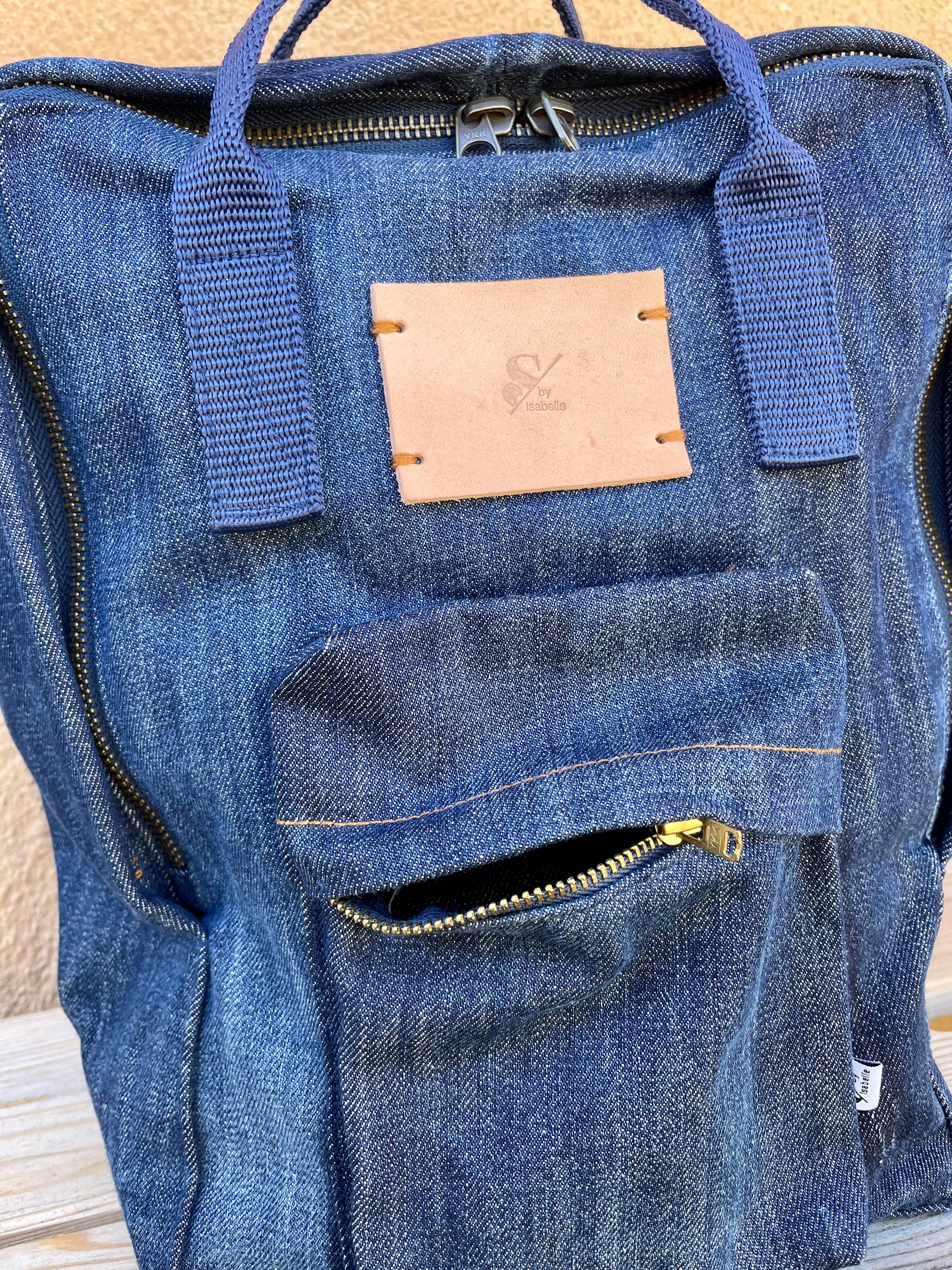 DIY backpack from old jeans/ fjallraven kanken inspired - YouTube | Diy  backpack, Old jeans recycle, Diy backpack pattern